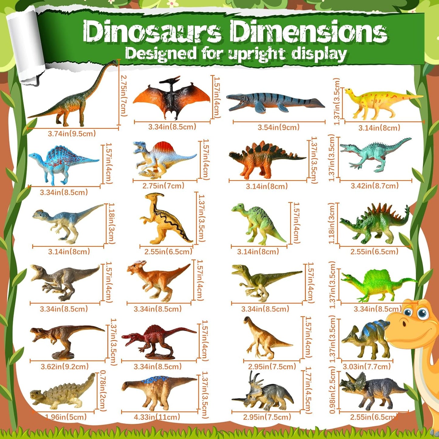 Prefilled Easter Eggs with Toys, 24 Pcs Filled with Dinosaur Toys Large Map, Easter Eggs Hunt for Kids, Party Favors, Basket Stuffers Fillers, Classroom Prize Supplies WN420