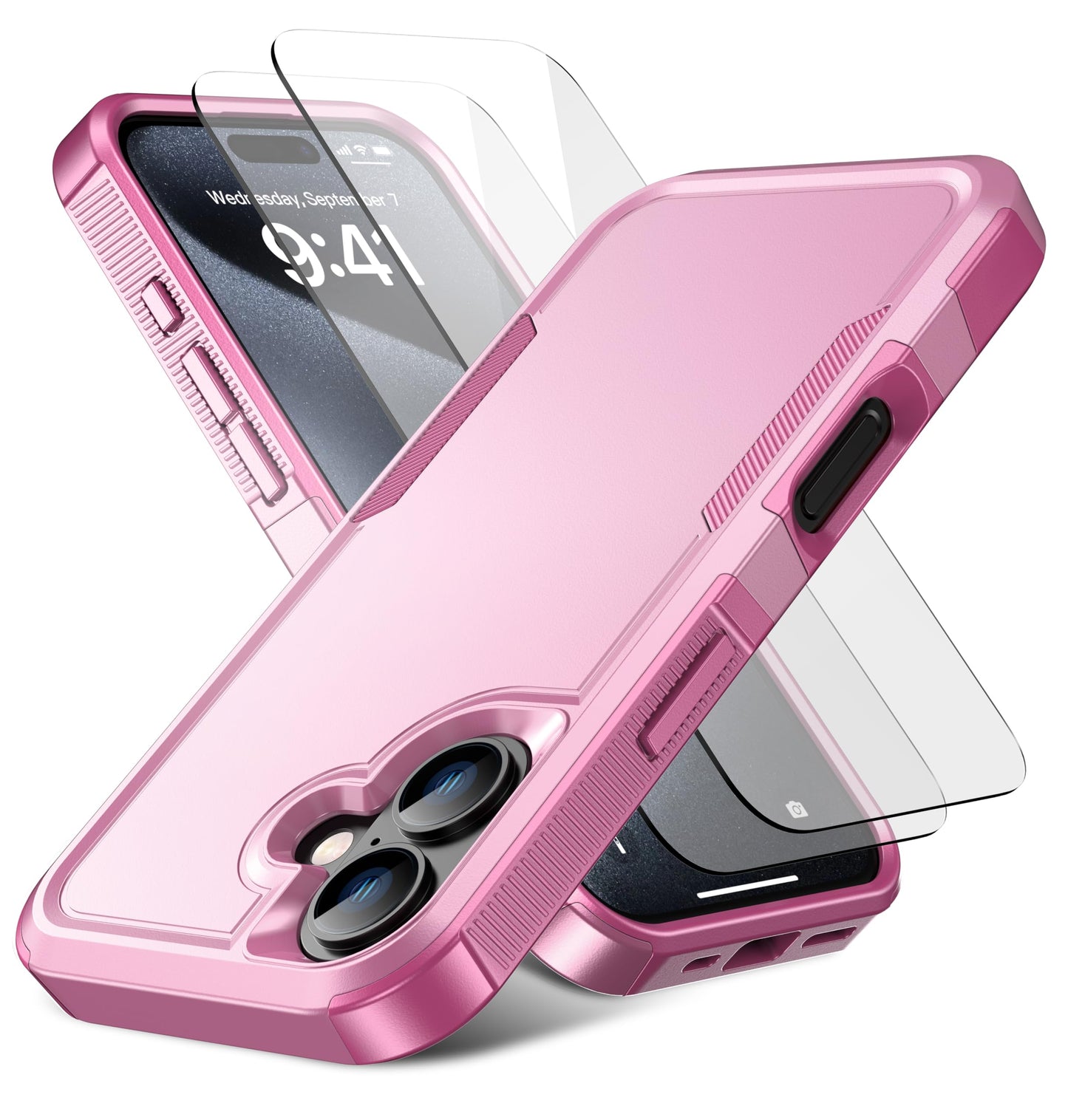 Magnetic for iPhone 17 Air Case [Compatible with MagSafe] [Shockproof] [Heavy Duty Protection] Pocket-Friendly & Tough Non-Slip Protective Phone Cover for iPhone 17Air 6.6", Black WN420