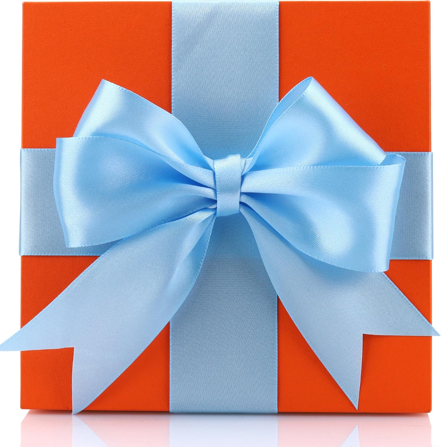 1-1/2 Inch Single Face Polyester Ribbon, 50 Yards Bulk Roll (Orange)–Wrinkle-Resistant Craft Ribbon for Gift Wrapping, Wedding Decor, DIY Projects BST220