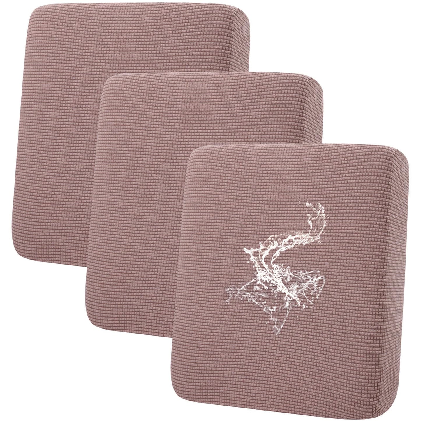 Waterproof Couch Cushion Covers for Pets, Non Slip Sofa Seat Cover | Stretch Jacquard Fabric, Elastic Bottom, Non Slip Fit, Waterproof Protection, Pet Hair Protection (1 Piece for Backrest M) BST202