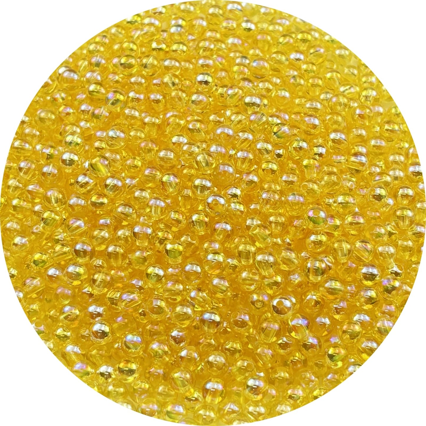 2000pcs 4mm Acrylic Round Beads AB Colors Acrylic Beads Round Spacer Beads with Hole for DIY Bracelet Necklace Jewelry Making Supplies Handmade Craft(Green AB) BST220