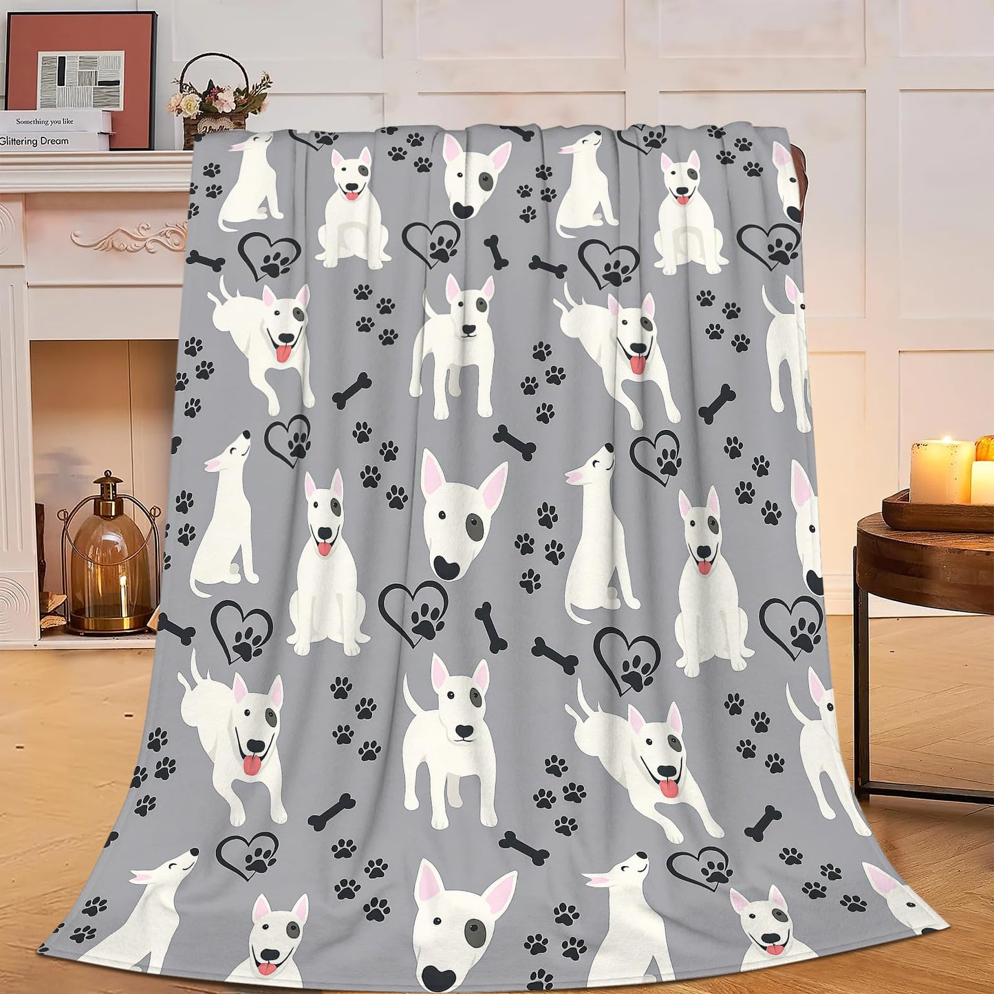 Soccer Blanket Super Soft Warm Fluffy Fleece Flannel Ball Sports Throw Blanket Cozy Fuzzy Plush Stuff Bedding Blankets Gifts for Teens Boys Kids Women Girls Adults 50"X40" BST326H