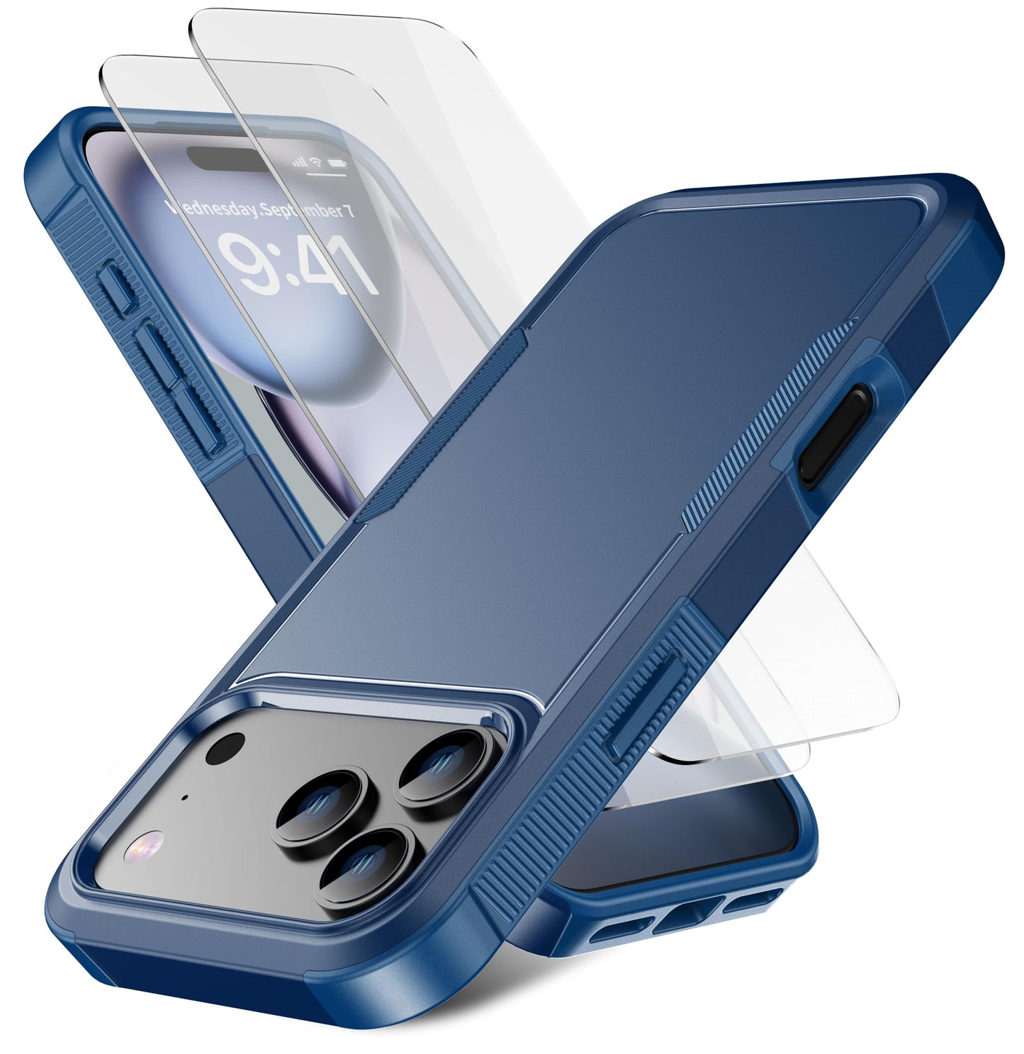 Magnetic for iPhone 17 Air Case [Compatible with MagSafe] [Shockproof] [Heavy Duty Protection] Pocket-Friendly & Tough Non-Slip Protective Phone Cover for iPhone 17Air 6.6", Black WN420