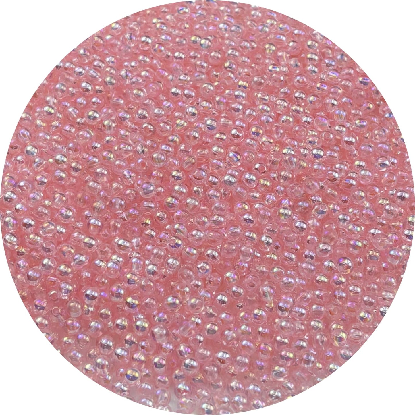 2000pcs 4mm Acrylic Round Beads AB Colors Acrylic Beads Round Spacer Beads with Hole for DIY Bracelet Necklace Jewelry Making Supplies Handmade Craft(Green AB) BST220
