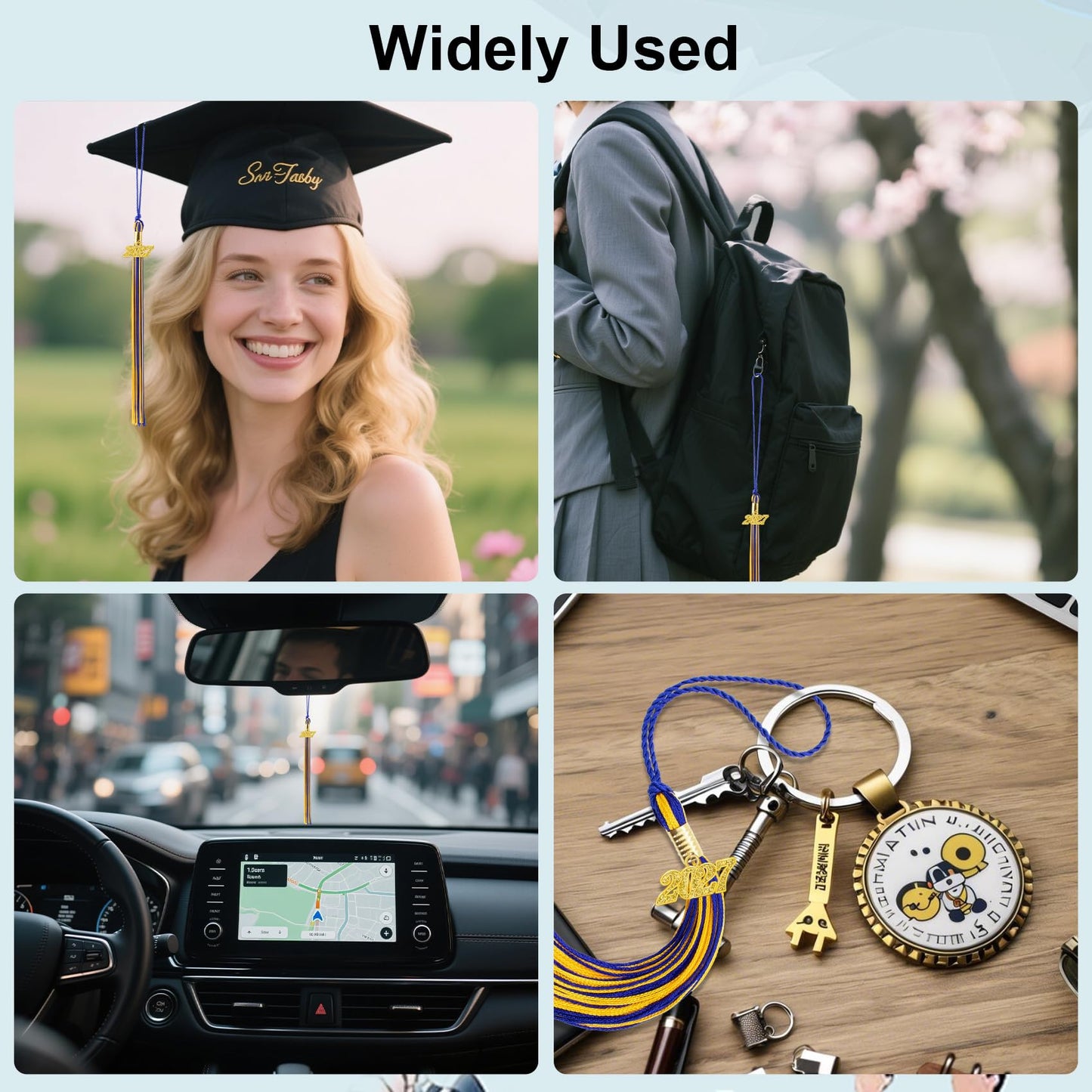 2026 Tassel Graduation, Black and Gold Graduation Tassel, 2026 Graduations Cap Tassels, Gradutate Cap Tassels with 2026 Year Gold Charms for Grad Cap Hat Ceremonies Memorial Graduations Decorations BST220