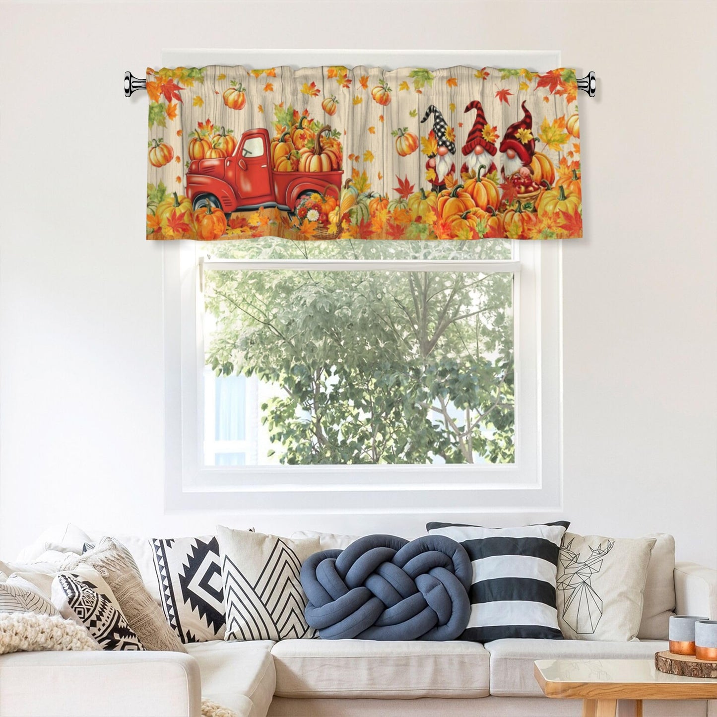 Easter Valances for Windows - Pink Spring Cafe Curtains Floral Bunny Short Curtains for Living Room Bathroom Bedroom Basement BST202