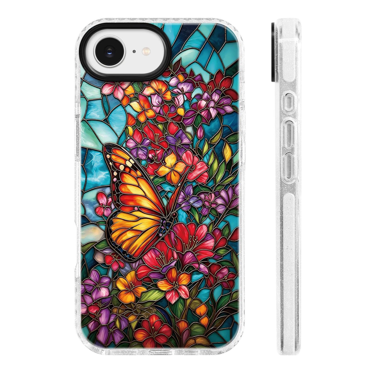 for iPhone 16 Pro Case [Military-Grade Drop Protection/Stylish Soft TPU Protective/Camera Protection/for Women & Girls] - Beach Party Collage Pattern with Mermaid WN420