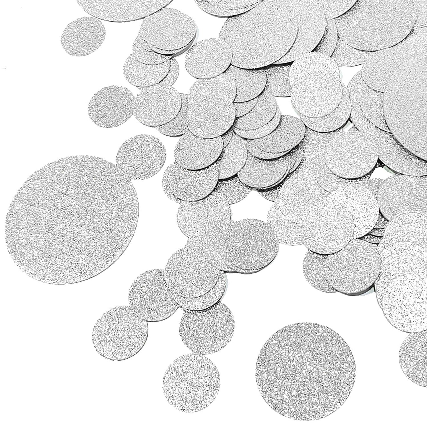 Gold Round Glitter Confetti(3/2/1 inch),200PCS Gold Dots Sparkling Confetti for Table Decor BST220