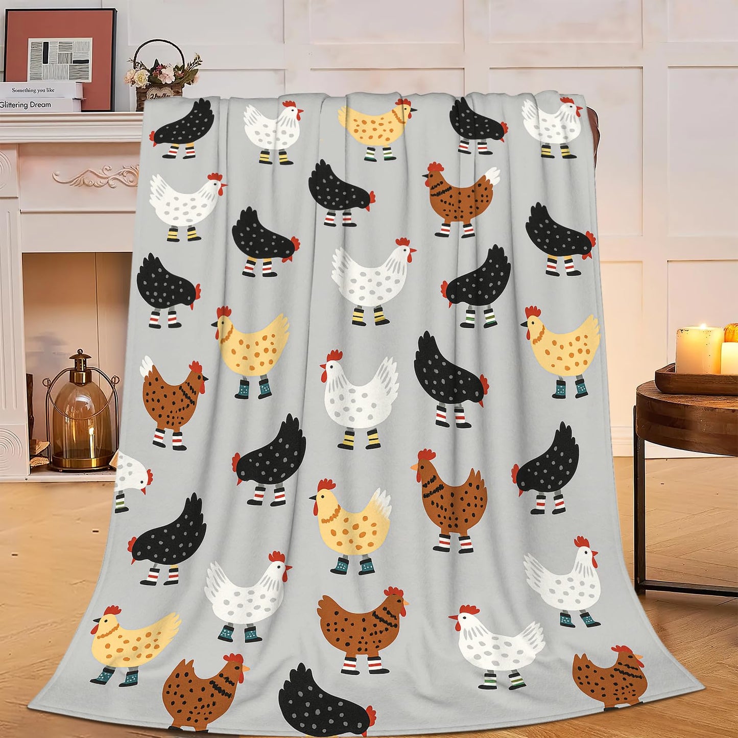 Soccer Blanket Super Soft Warm Fluffy Fleece Flannel Ball Sports Throw Blanket Cozy Fuzzy Plush Stuff Bedding Blankets Gifts for Teens Boys Kids Women Girls Adults 50"X40" BST326H