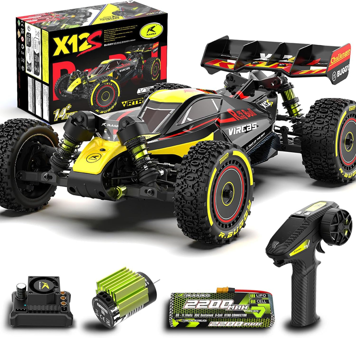 RLAARLO 1/12 Brushless RC Cars for Adults 30