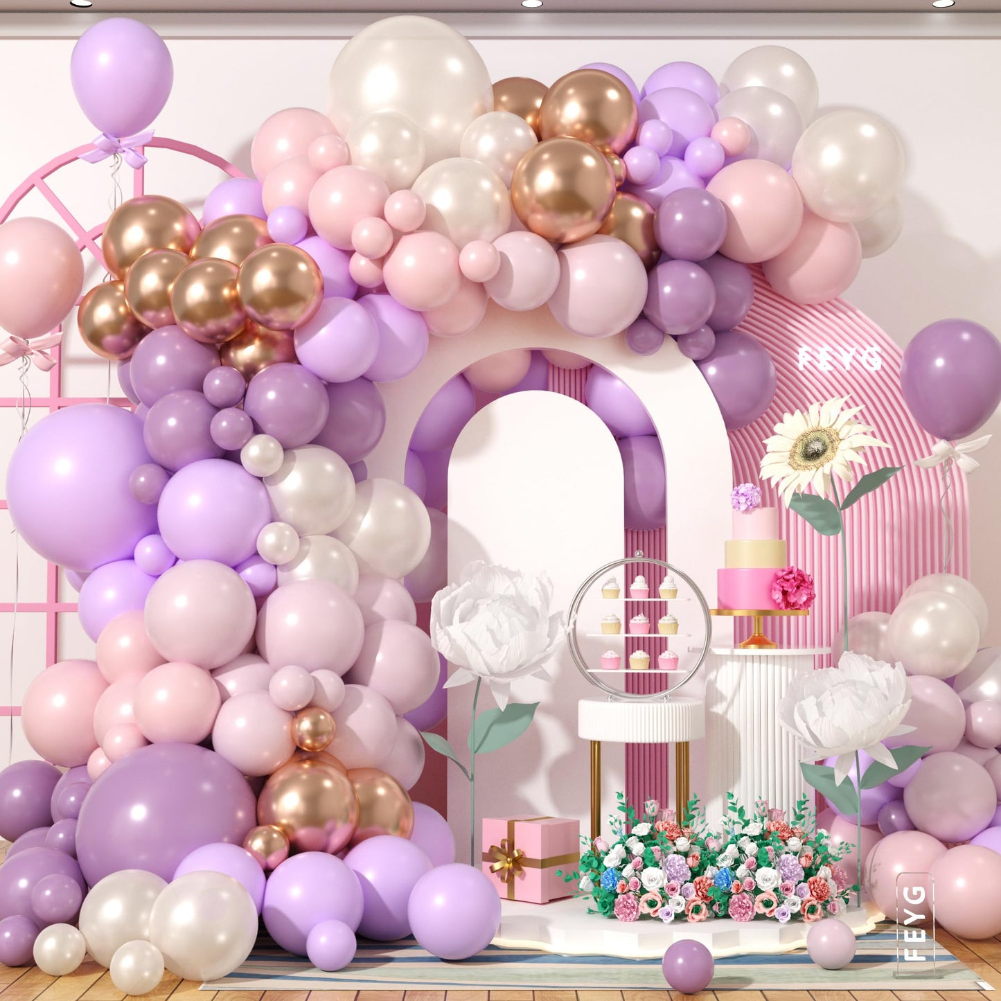 Dusty Green Blue Balloon Arch Kit, Fog Green Dusty Water Blue Beige Ivory Latex Balloons Garland Kit for Women Men Neutral Birthday Wedding Baby Bridal Shower Jungle Safari Party Decorations WN420