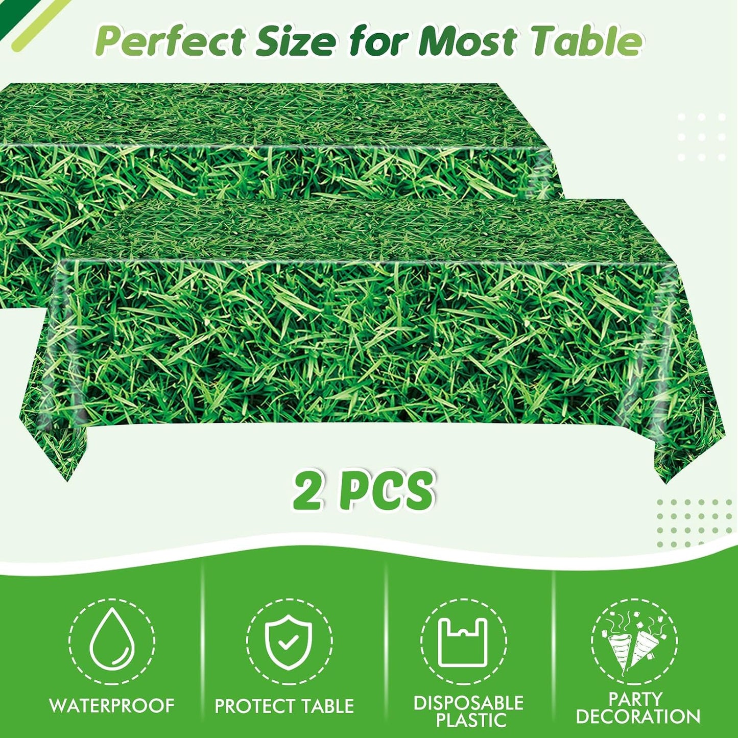 Golf Party Plates Napkins Tablecloth- 62PCS Golf Party Supplies Golf Party Tableware Set Golf Theme Paper Plates Napkins and Tablecover Disposable Golf Plates Golf Birthday Party Decorations Supplies BST220