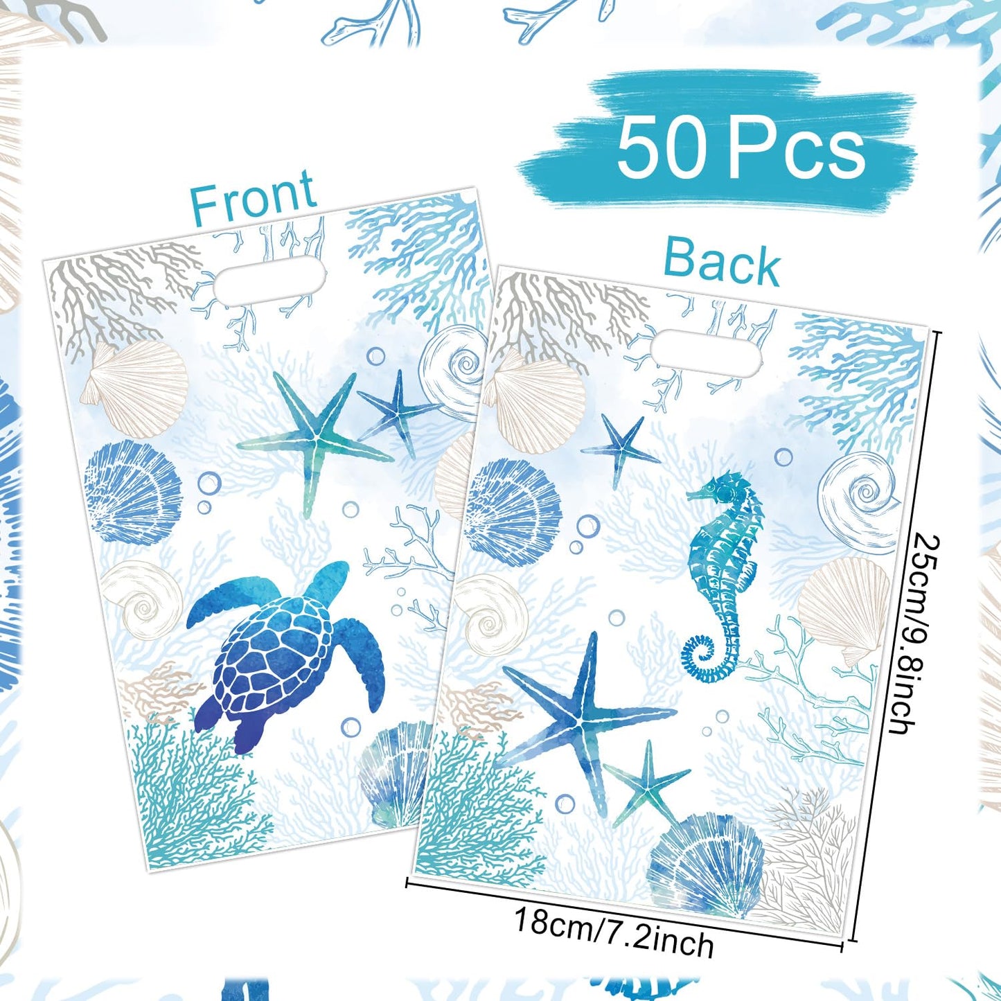 Falueqg Hibachi Party Decorations - 50 Pcs Hibachi Japanese Goodie Candy Gift Bags Fans Cherry Blossom Patterns Party Favors for Chinese Japanese Birthday Baby Shower Decor BST326H