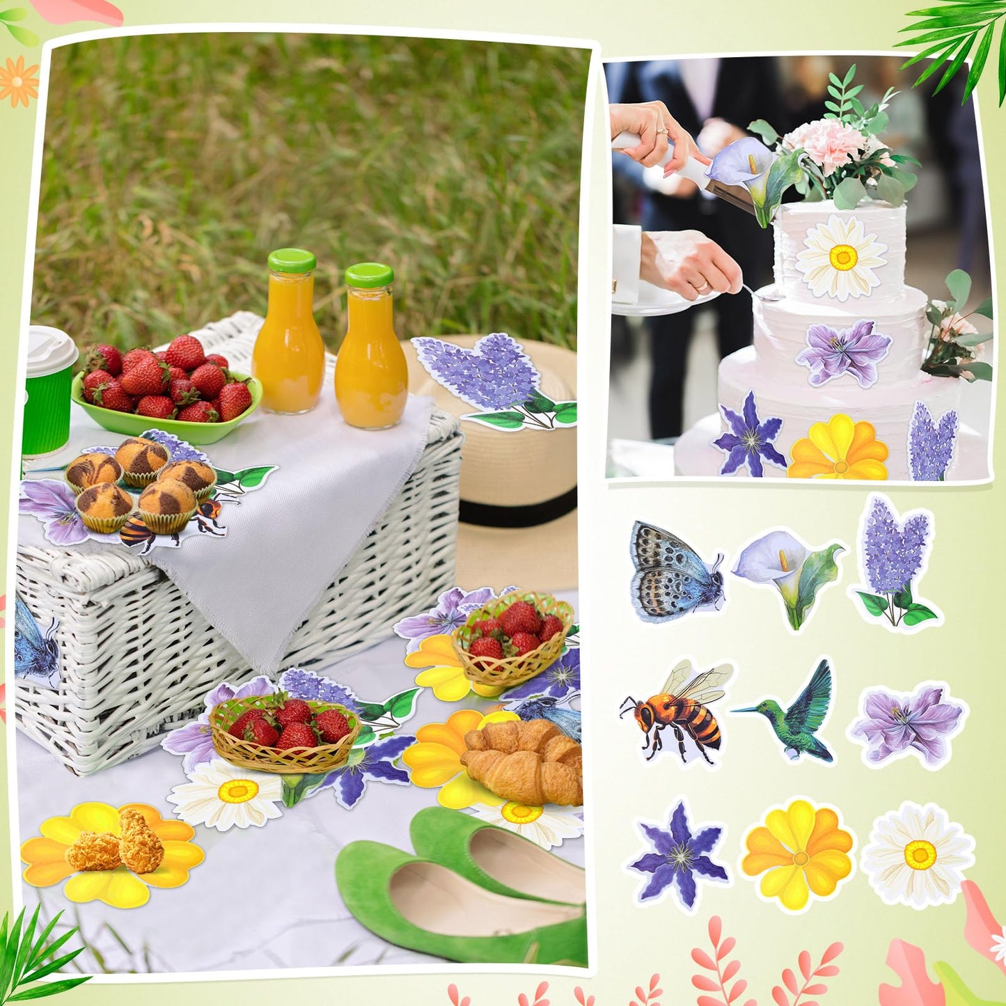 Gersoniel 90 Pcs Parchment Paper Leaves, 8.66 Inch Spring Charcuterie Board Parchment Paper Leaves Cheese Decorative for Table Festival Party Serving BST220