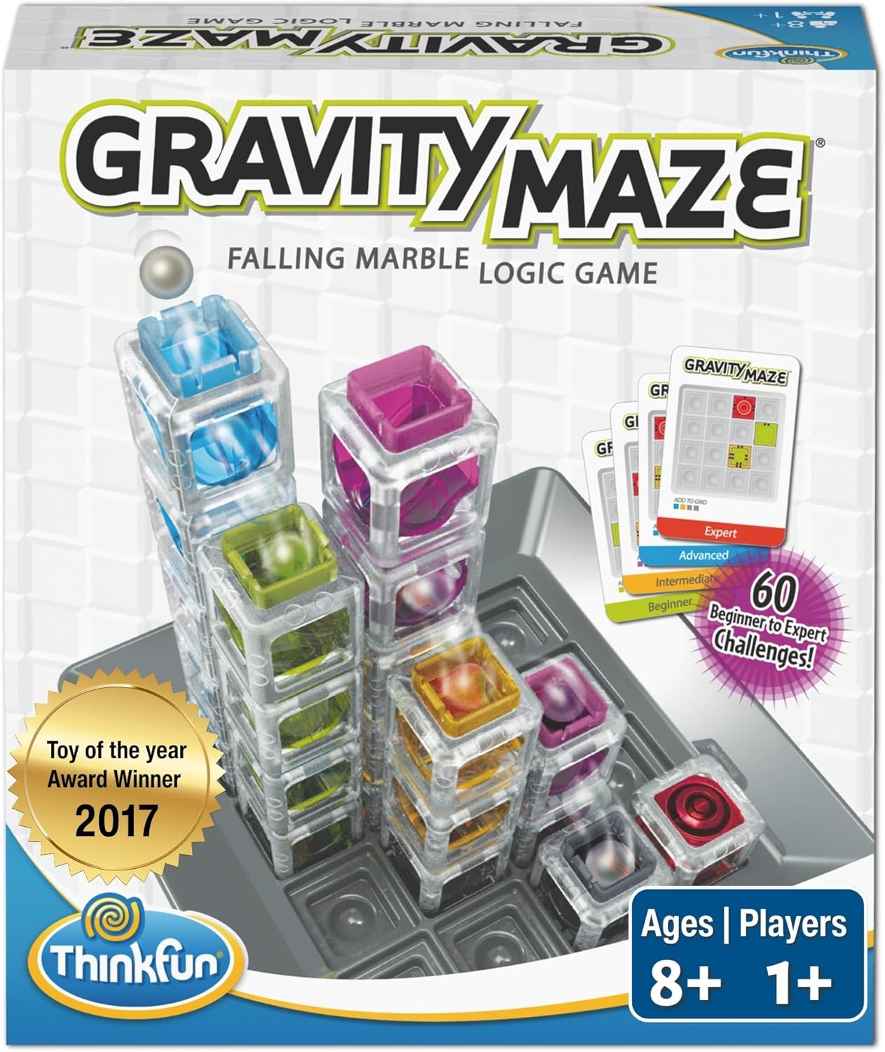 ThinkFun Gravity Maze - Falling Marble Logic Game 100