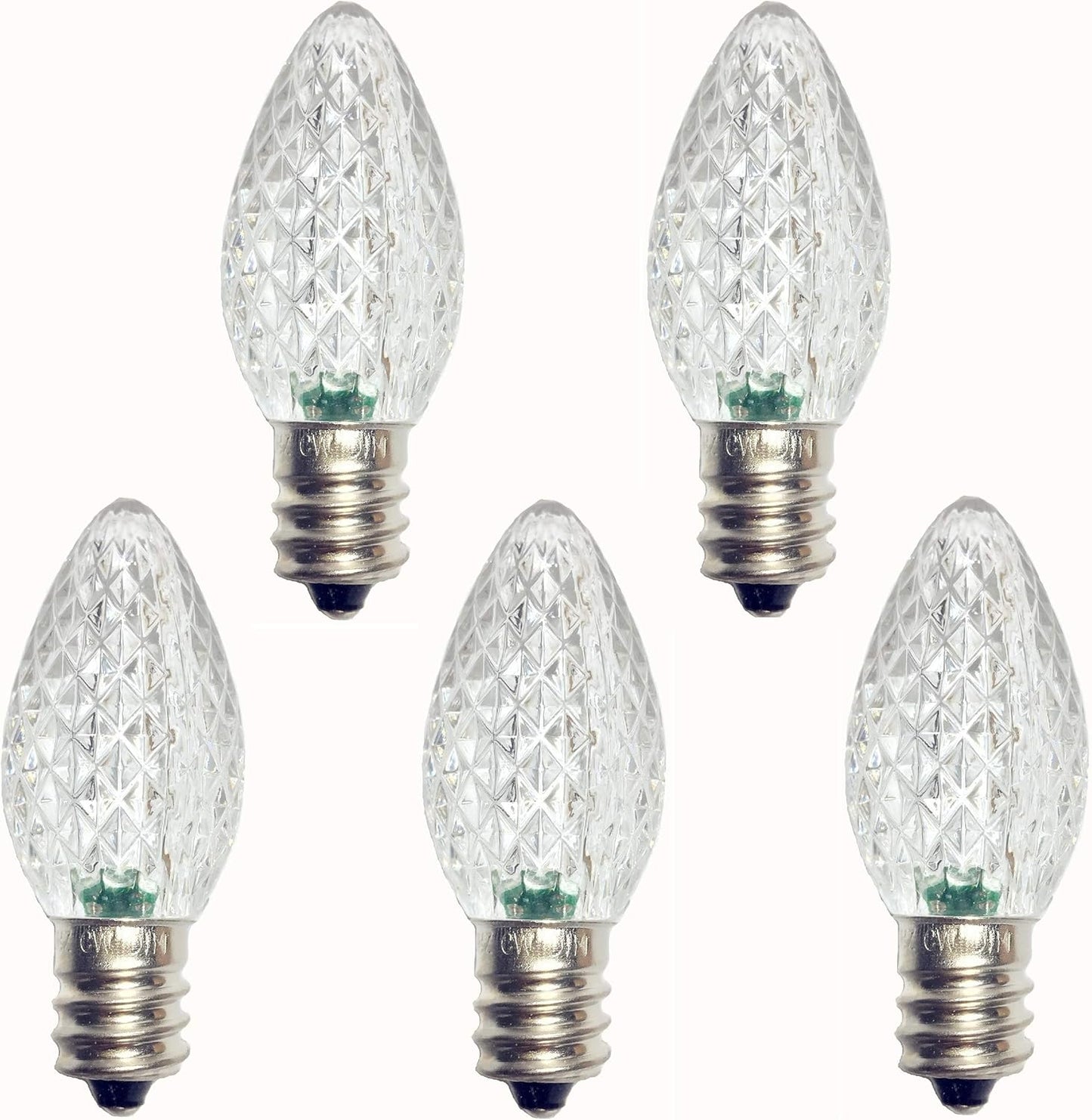 C7 LED Bulbs 120V 25pcs 100a