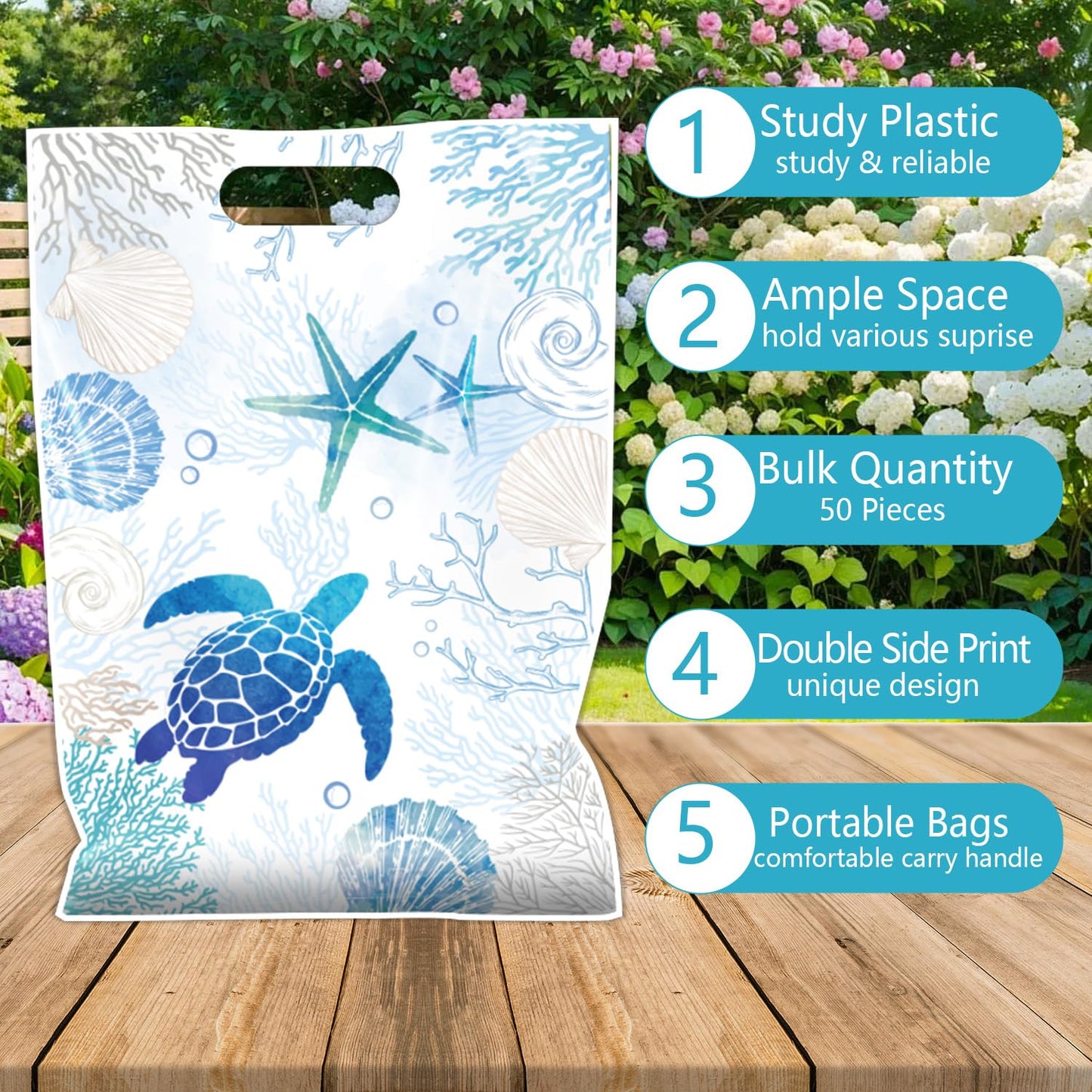 Falueqg Hibachi Party Decorations - 50 Pcs Hibachi Japanese Goodie Candy Gift Bags Fans Cherry Blossom Patterns Party Favors for Chinese Japanese Birthday Baby Shower Decor BST326H