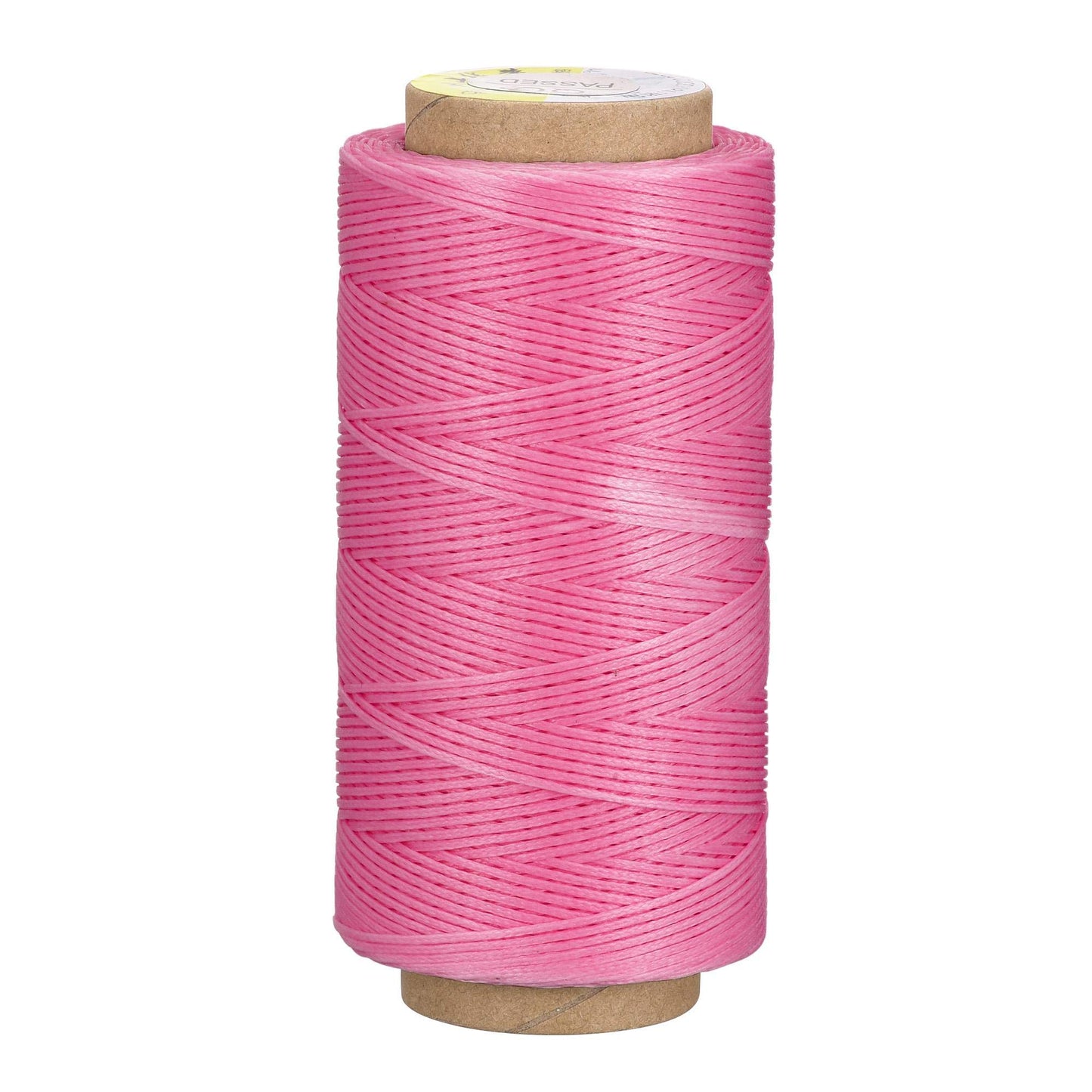 uxcell Leather Sewing Thread 186 Yards 210D/1mm Polyester Waxed Cord for Manual Sewing, Wheat BST326H