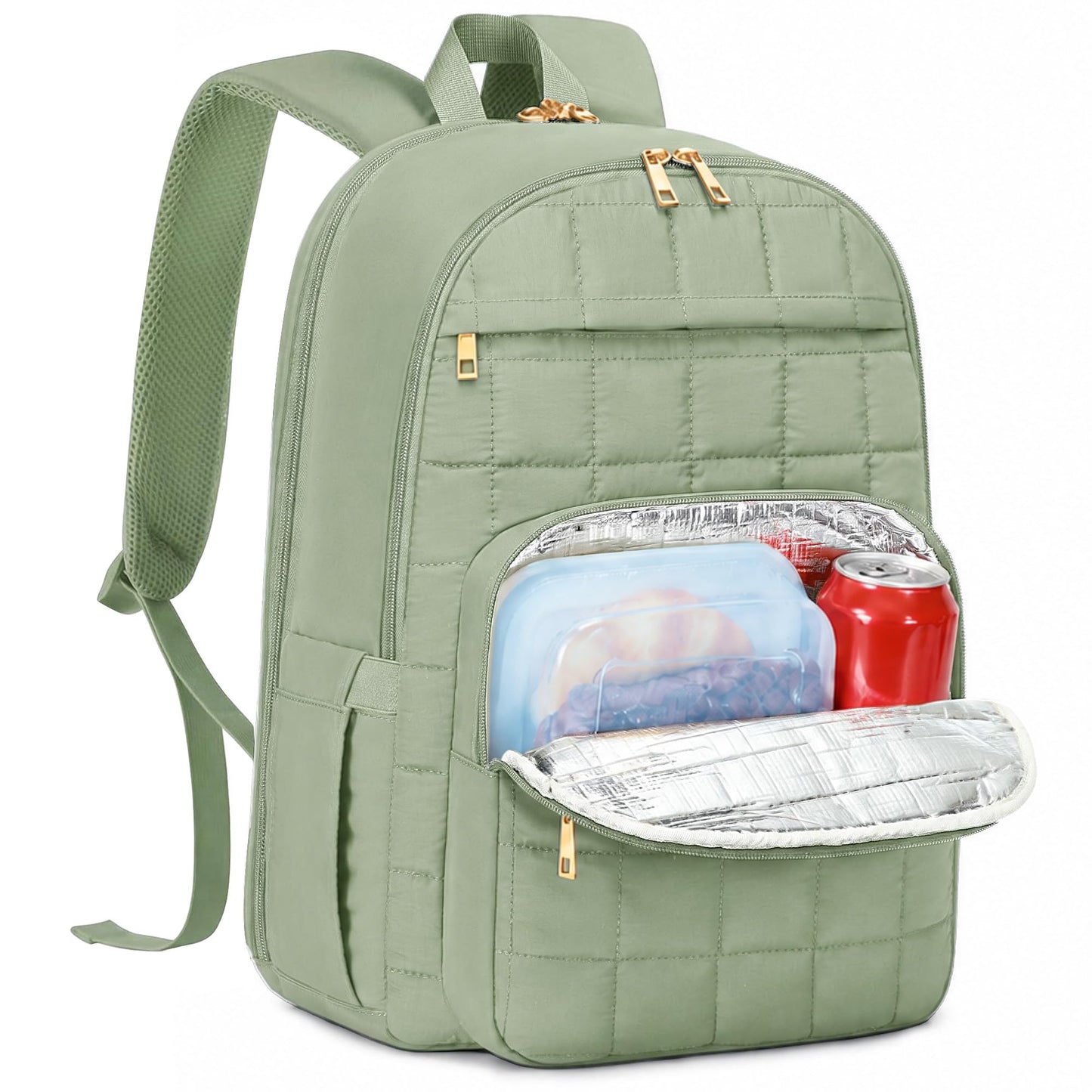 CAMTOP College Backpacks for Women, School Backpack with Insulated Lunch Pocket BST326H