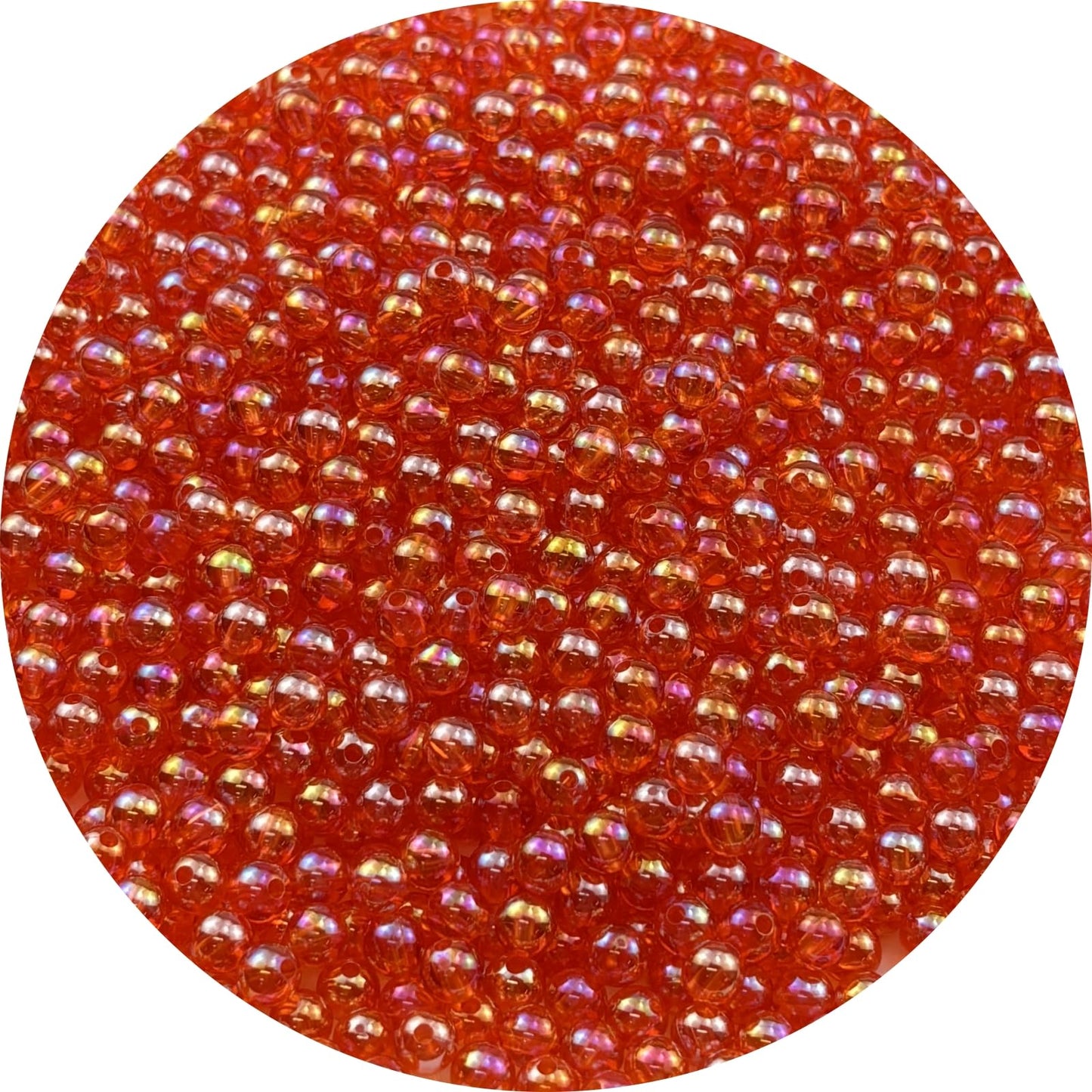 2000pcs 4mm Acrylic Round Beads AB Colors Acrylic Beads Round Spacer Beads with Hole for DIY Bracelet Necklace Jewelry Making Supplies Handmade Craft(Green AB) BST220