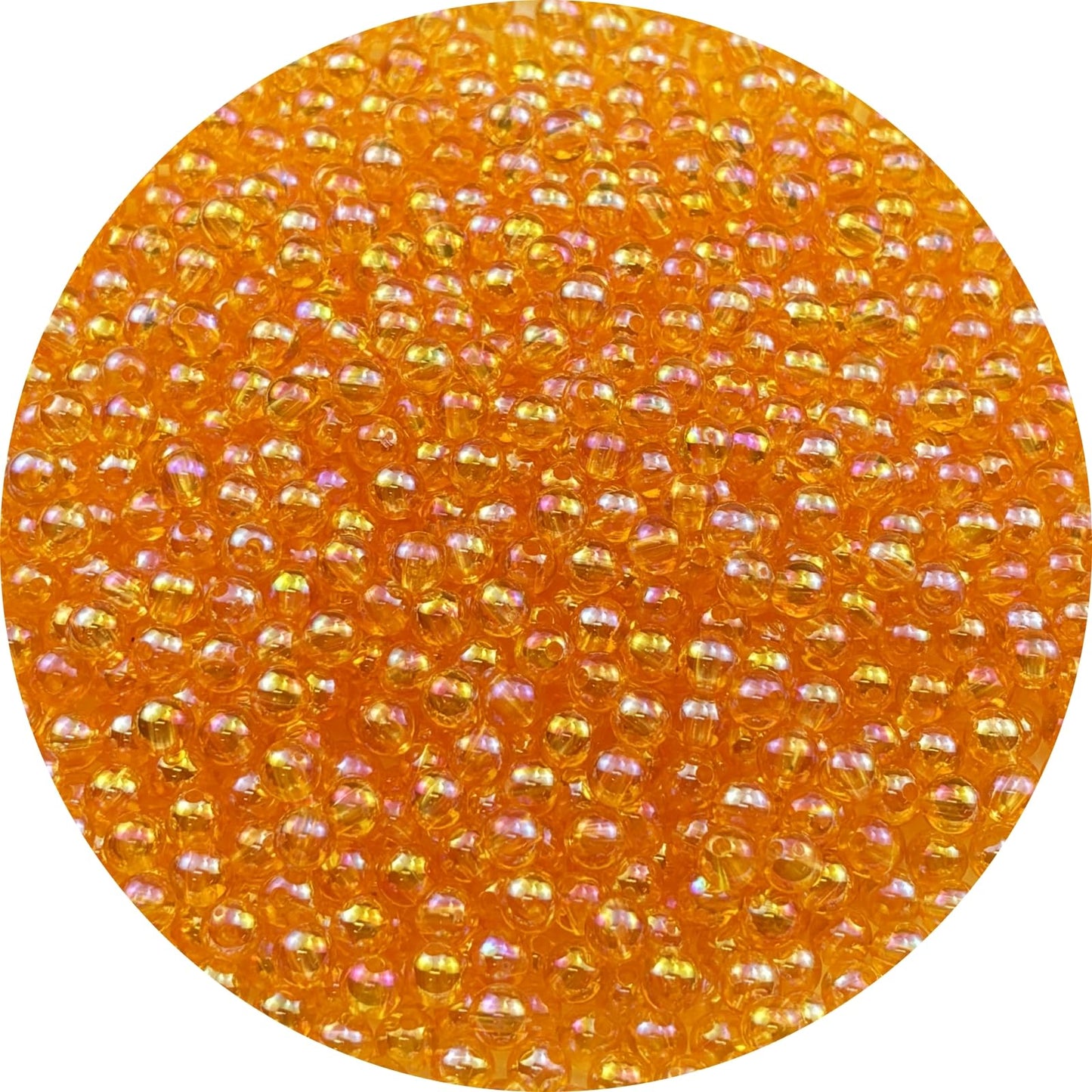 2000pcs 4mm Acrylic Round Beads AB Colors Acrylic Beads Round Spacer Beads with Hole for DIY Bracelet Necklace Jewelry Making Supplies Handmade Craft(Green AB) BST220
