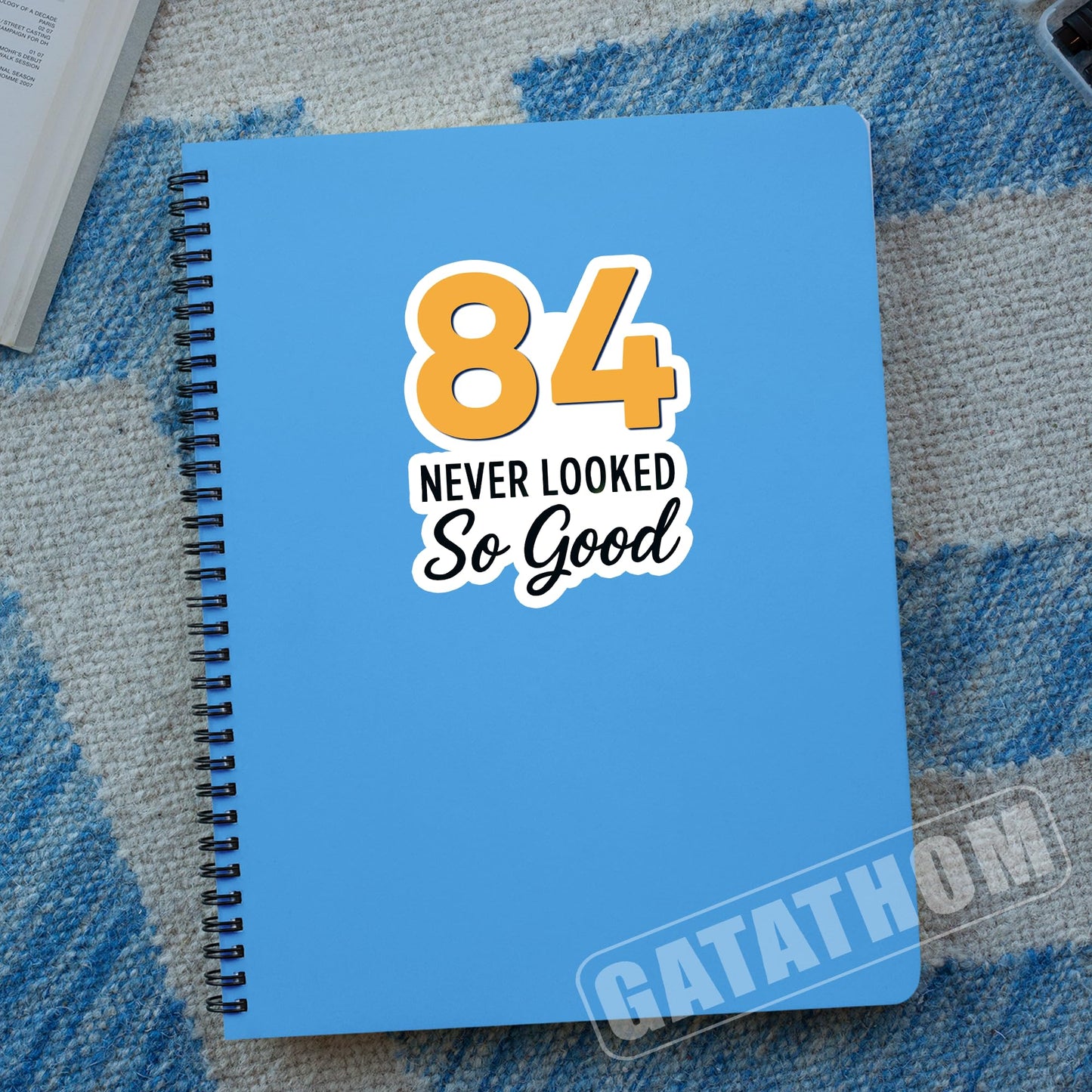 (3PCS) 83 Never Looked So Good Sticker – Happy 83th Birthday, Waterproof Vinyl Decals for Party Decor, Scrapbooking, Water Bottles, Laptops, Size 3" x 2.5" BST202