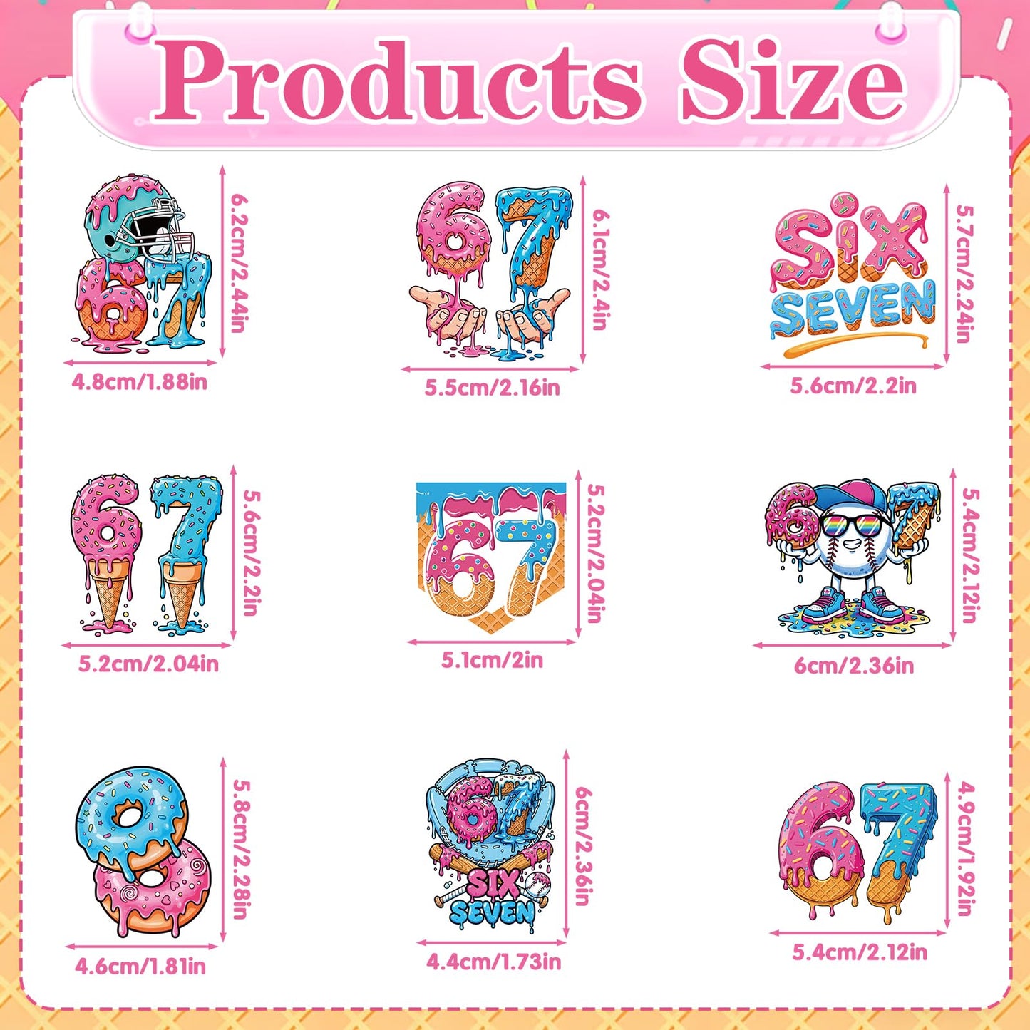 Baseball Birthday Party Decorotions - 24 PCS Ice Cream Drip Baseball Theme Cupcake Toppers, Boys Girls Sports Birthday Party Decorotions Supplies BST326L