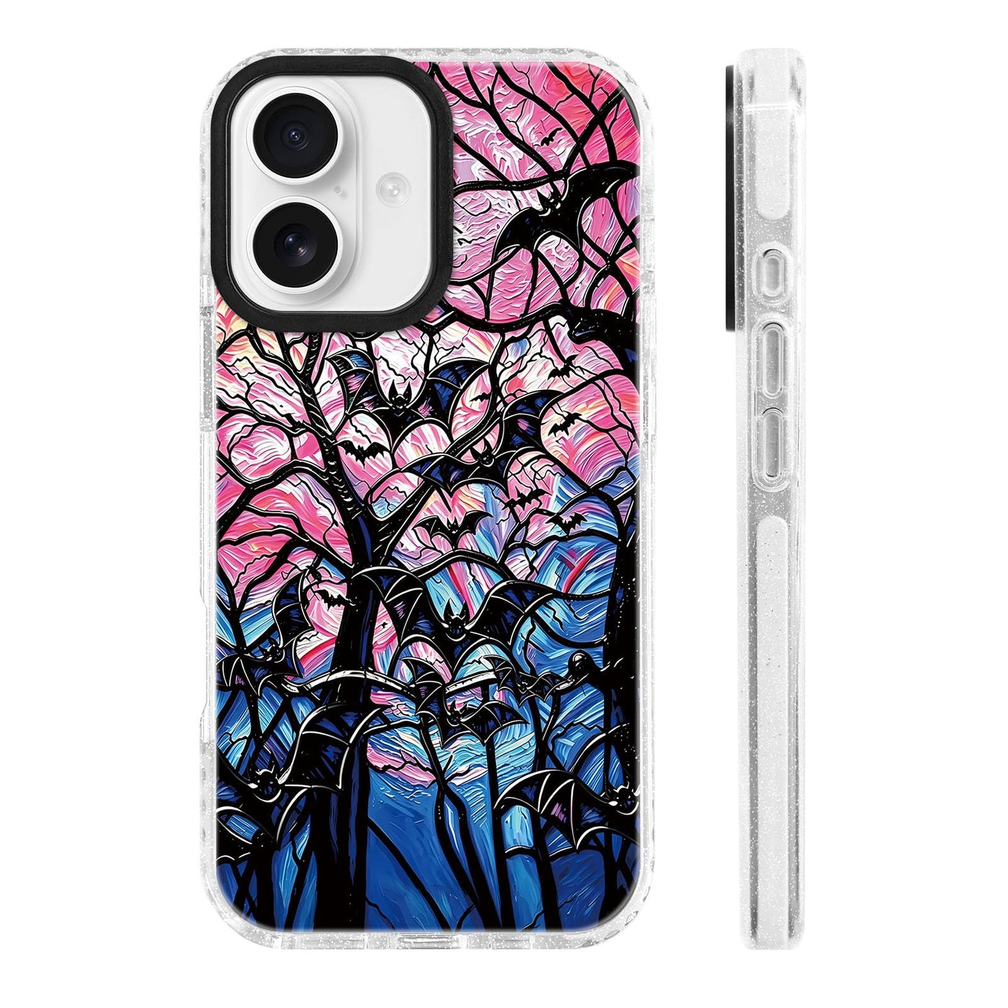 for iPhone 16 Pro Case [Military-Grade Drop Protection/Stylish Soft TPU Protective/Camera Protection/for Women & Girls] - Beach Party Collage Pattern with Mermaid WN420