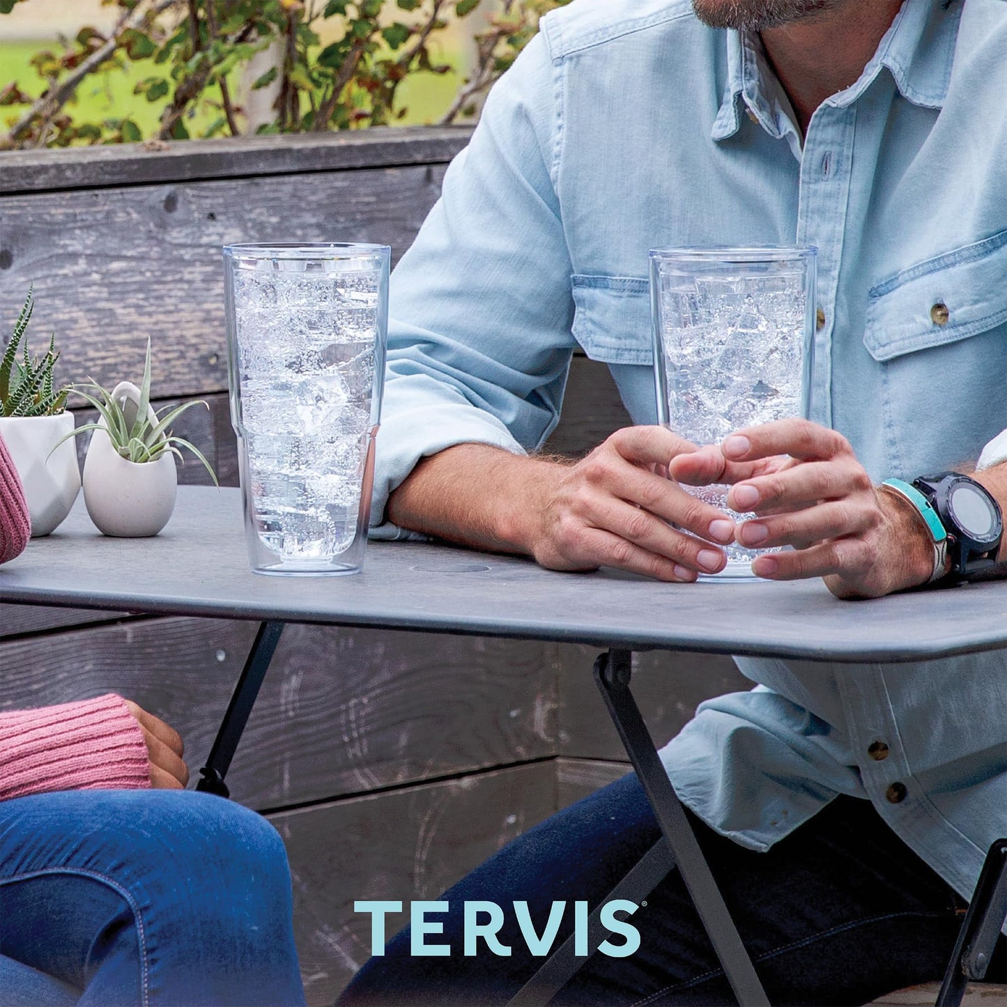 Tervis Friends Pattern Triple Walled Insulated Tumbler Travel Cup Keeps Drinks Cold & Hot, 20oz Legacy, Stainless Steel