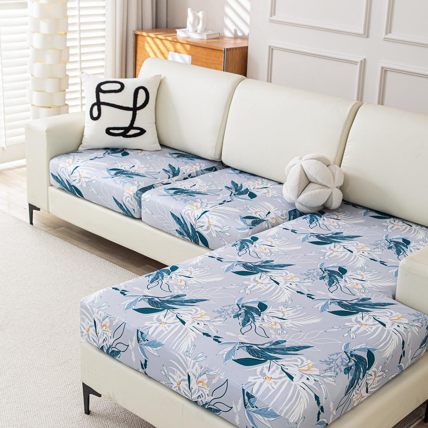 Stretch Couch Cushion Covers for Individual Sofa Seat Cushion,Washable Slipcover for Chair Loveseat Sofa,Furniture Protector Cushion Sofa Cover(Backrest or Seat) BST326H