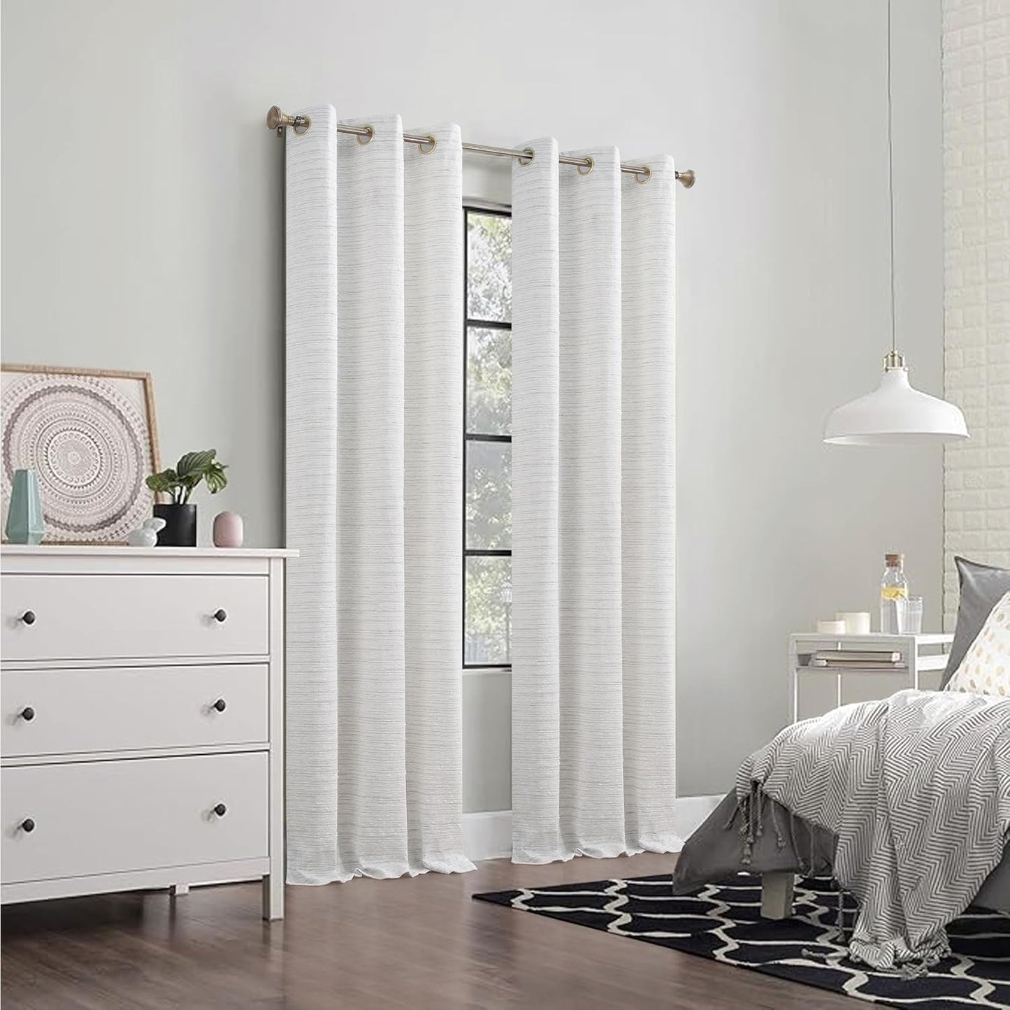 Royal Velvet Two Blackout Line Panels 52