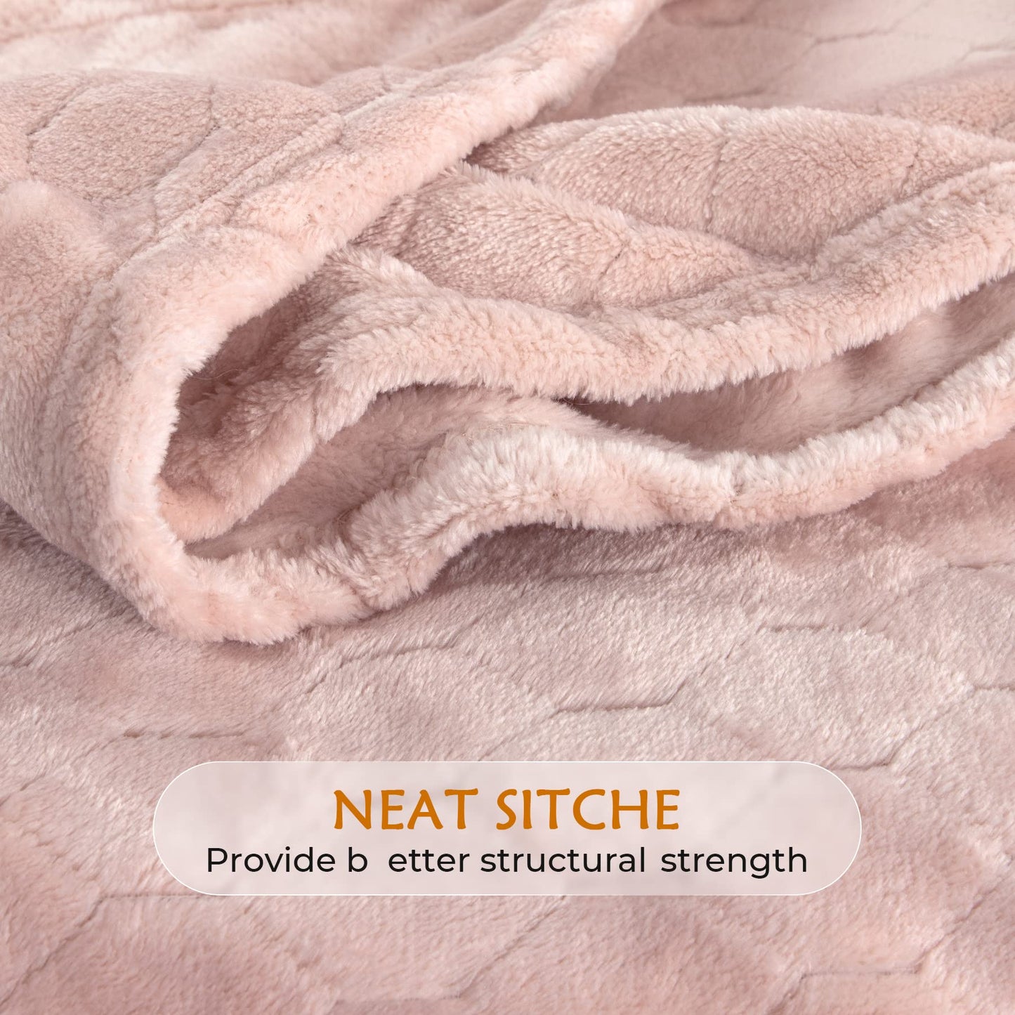 TOONOW Fleece Blanket Super Soft Cozy Throw Blanket 50" x 60", Lightweight Fuzzy Comfy Textured Flannel Blanket Warm Plush Throw Blankets for Couch, Sofa, Bed, Emerald WN420