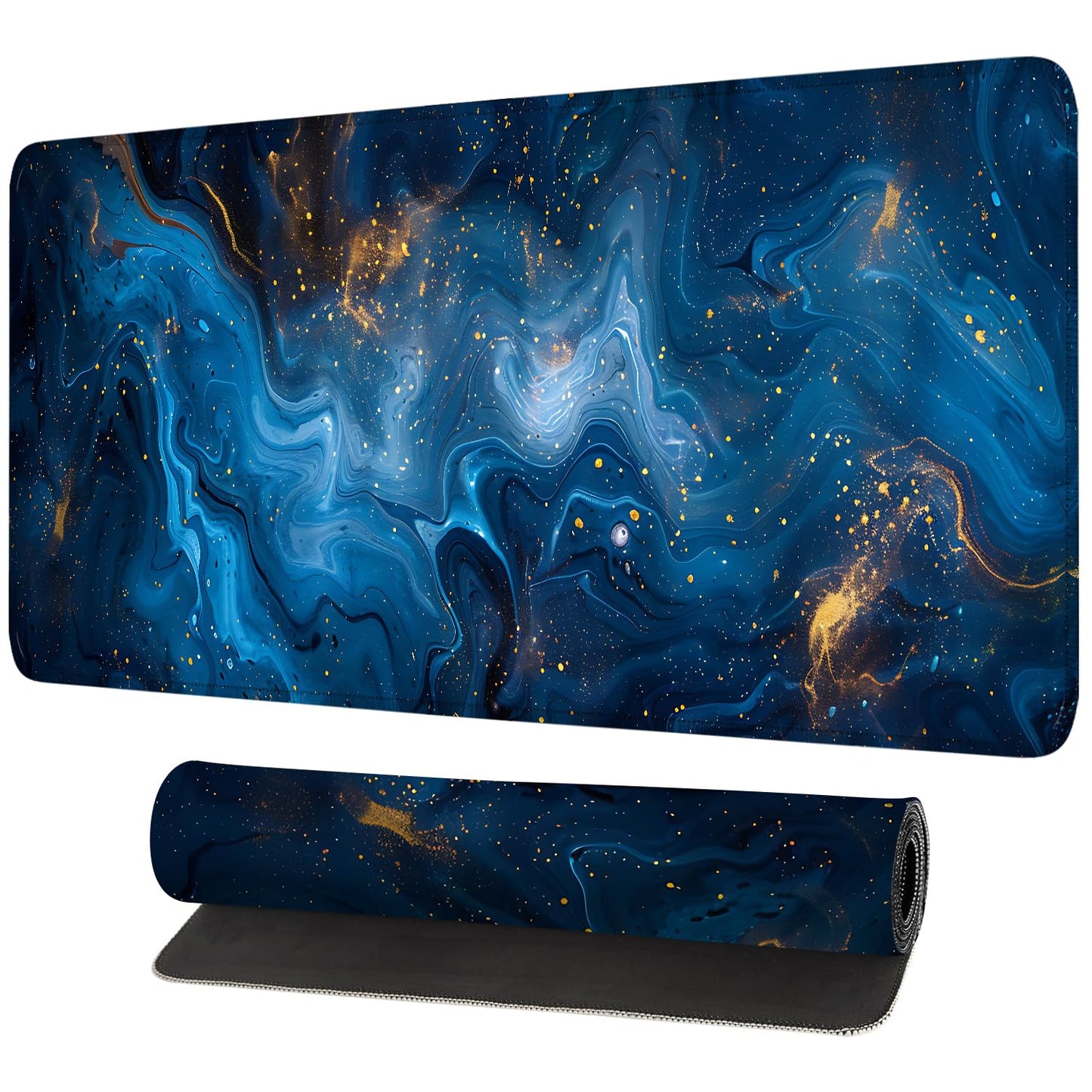 Mouse Pad Gaming Mousepad 31.5 x 11.8in Large Mouse Pad for Keyboard and Mouse with Anti-Slip Rubber Base, Keyboard Pad XL Mouse Mat for Home and Office,Snowy Forest WN420