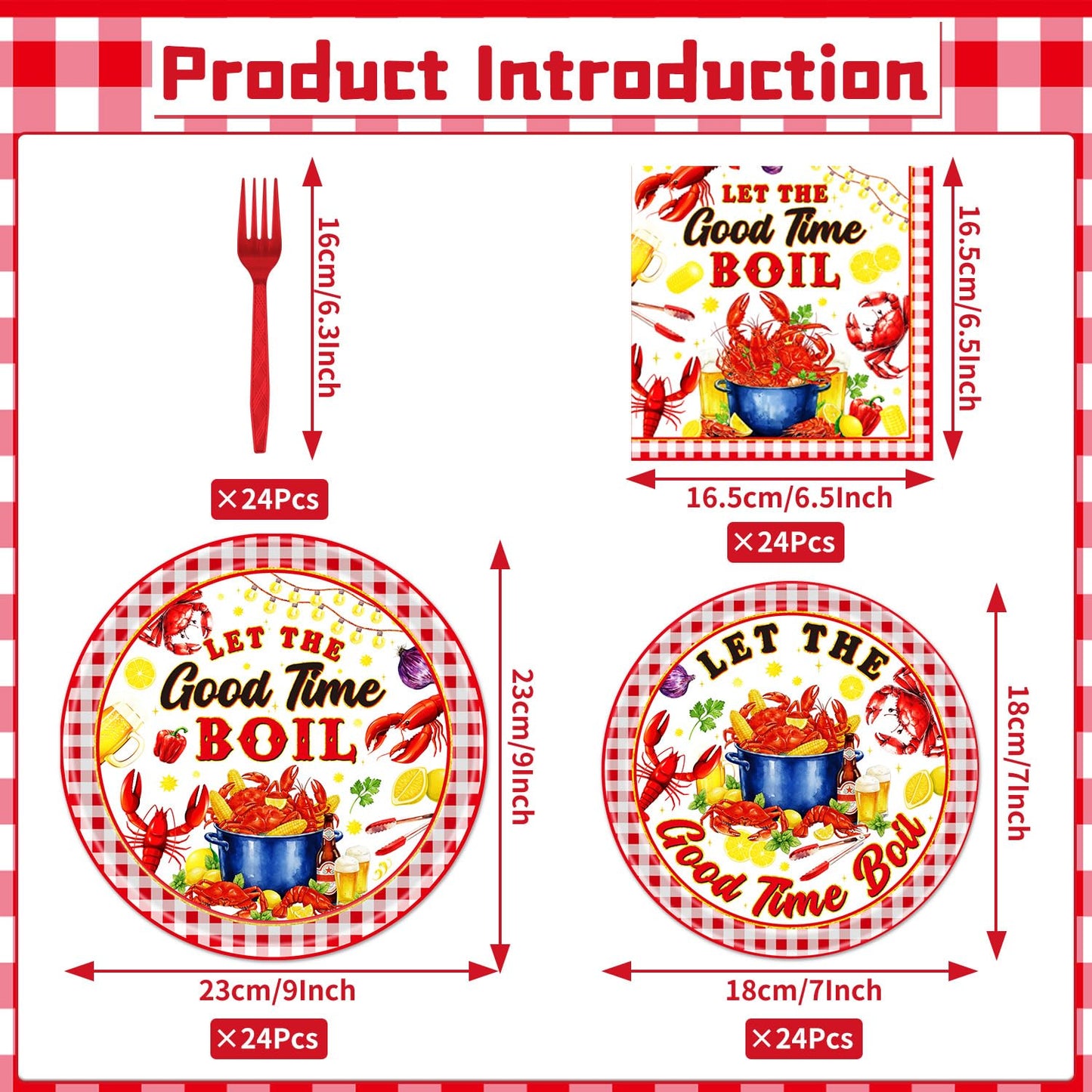 Gameza July Christmas Party Decorations Tableware, 96PCS There's Some Hohoho's in July Disposable Paper Plates and Napkins Decoration, Summer Xmas Beach Forks Decor Supplies Serves 24 BST220