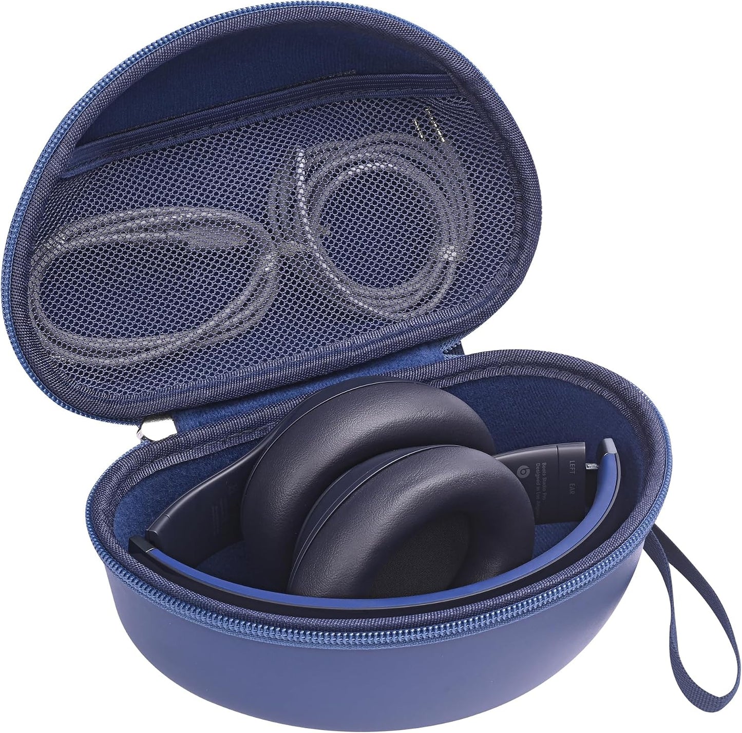 Portable Headphone Case for Beats Studio Pro / 3 Solo 3 Solo 4, Over Ear Headphone Storage Case with Large Space Pocket for Cables WN420