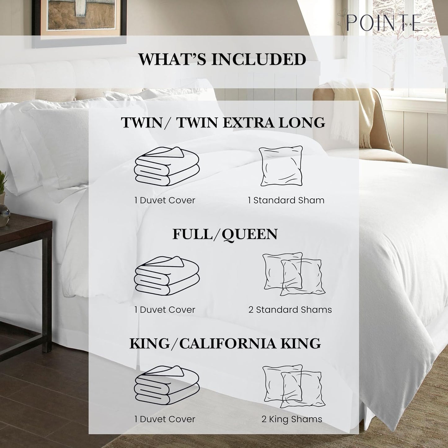 Pointehaven 180 GSM Cotton Flannel Duvet Set - Twin/Twin XL, Zebra 45