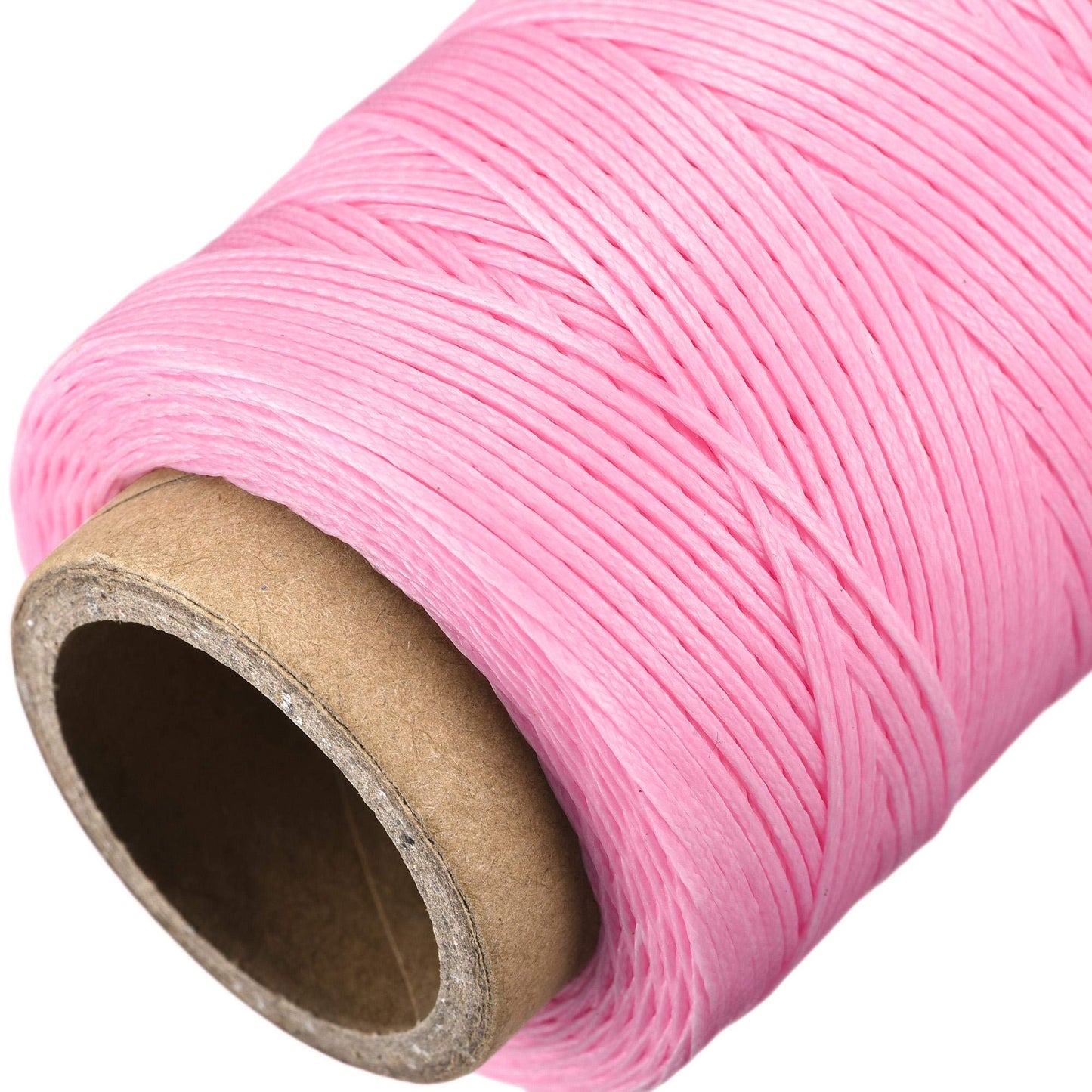 uxcell Leather Sewing Thread 186 Yards 210D/1mm Polyester Waxed Cord for Manual Sewing, Wheat BST326H