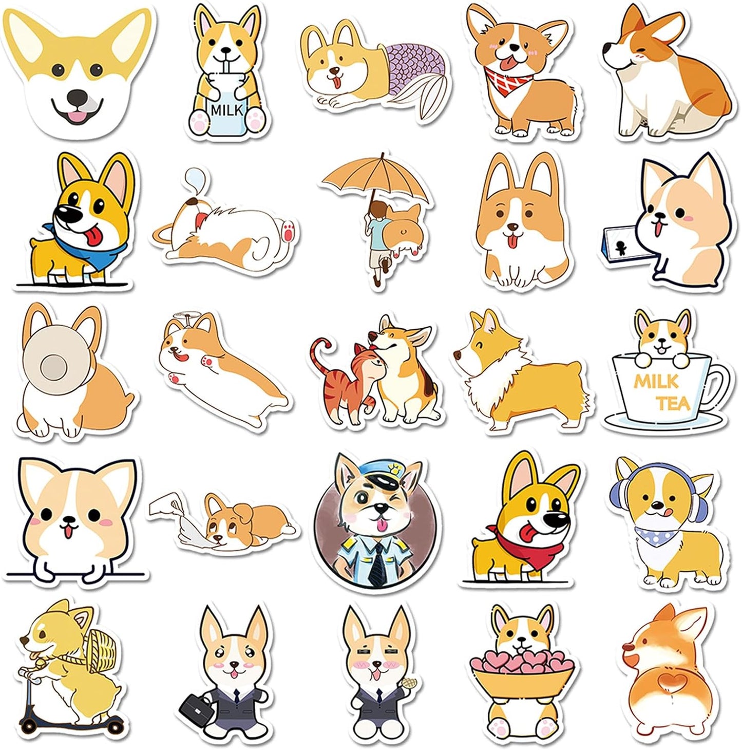 Animal Stickers for Kids, Waterproof Vinyl Stickers for Laptop Phone Guitar Kid Sticker Pack, Kid Classroom Prizes for Elementary Students Luggage Water Bottles Youth Adult Games, Non-Repeating BST326L