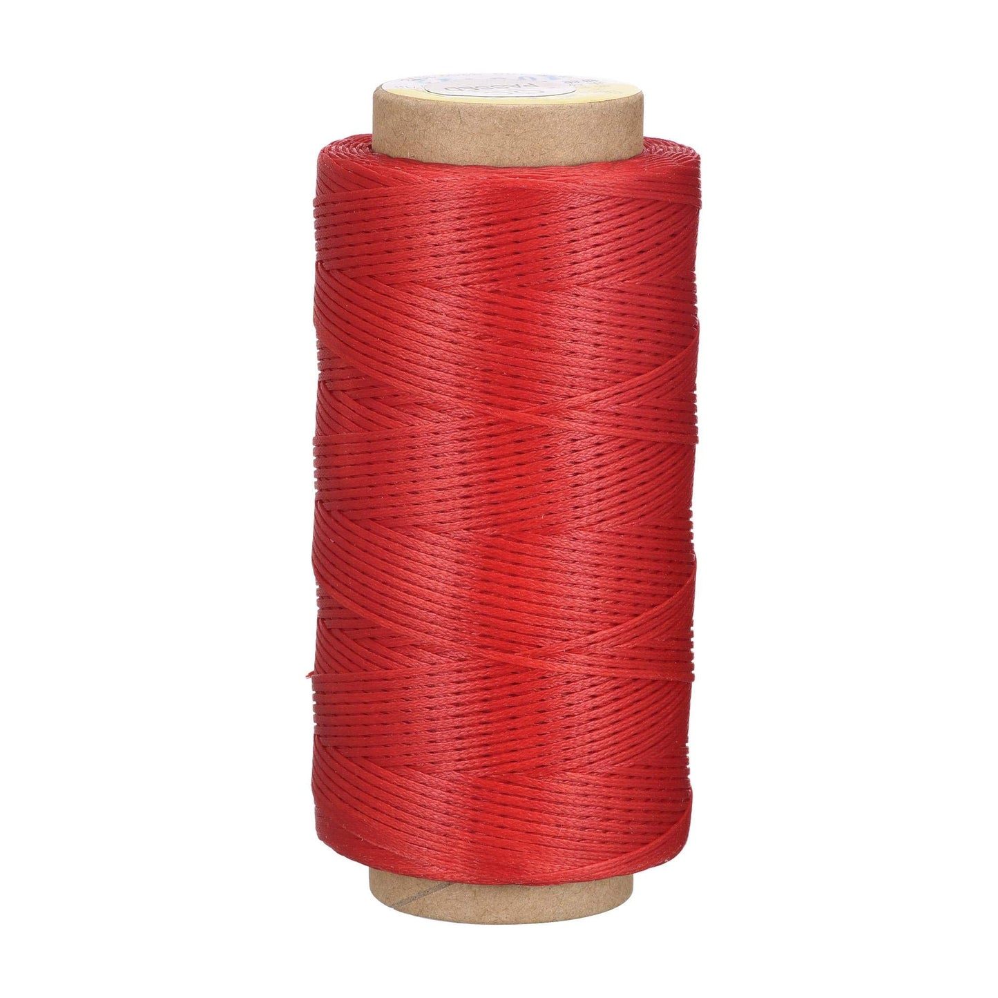 uxcell Leather Sewing Thread 186 Yards 210D/1mm Polyester Waxed Cord for Manual Sewing, Wheat BST326H