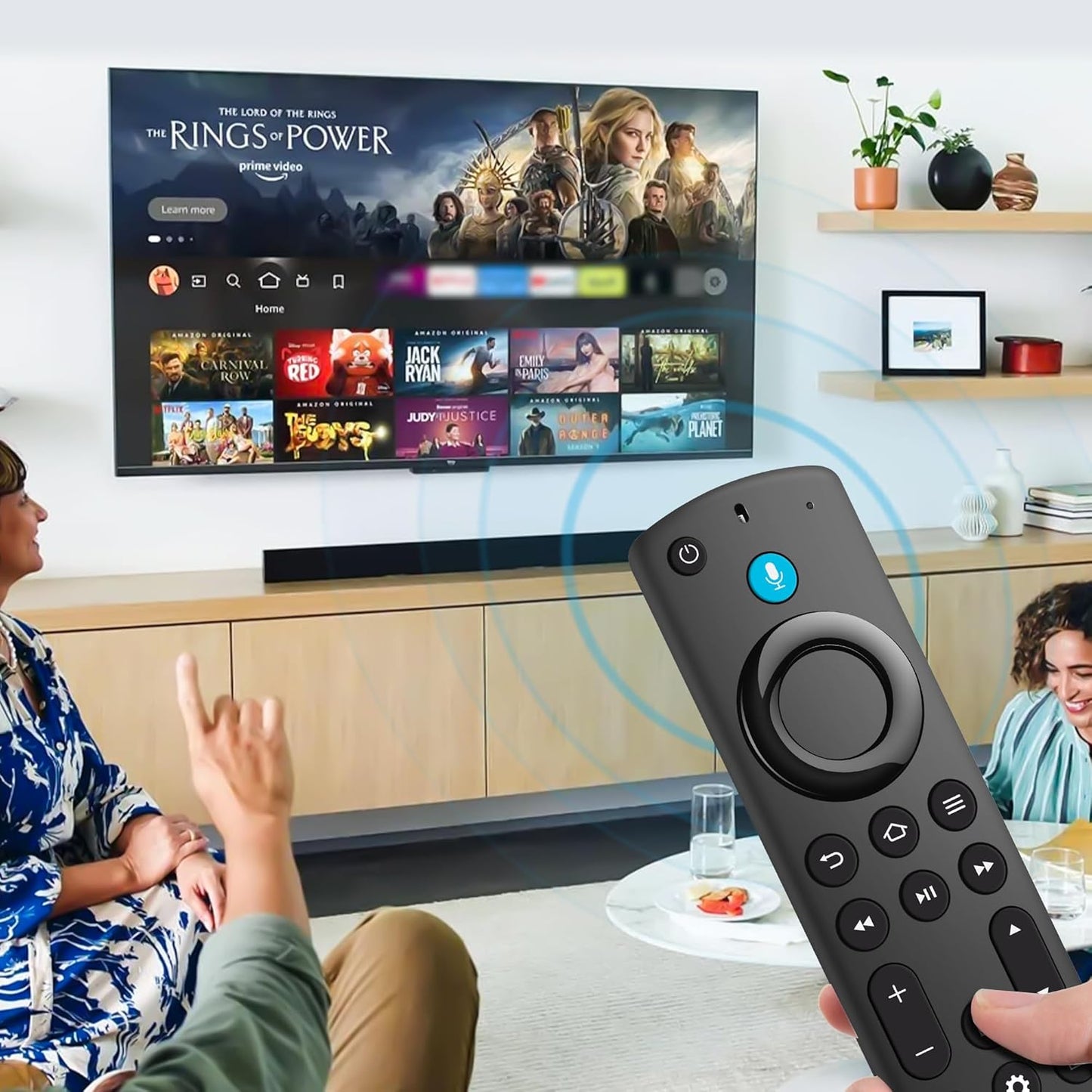 Replacement Voice Remote Control for All-Insignia-Toshiba-Pioneer-Series Smart TV/NS-RCFNA-21 RD4