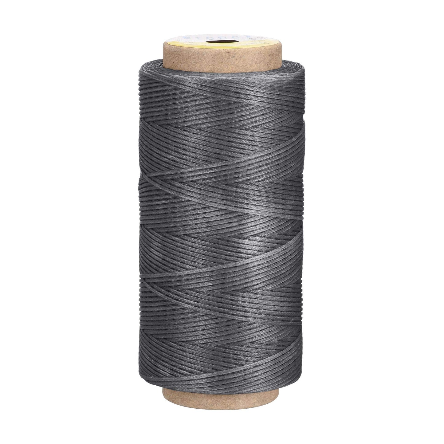 uxcell Leather Sewing Thread 186 Yards 210D/1mm Polyester Waxed Cord for Manual Sewing, Wheat BST326H