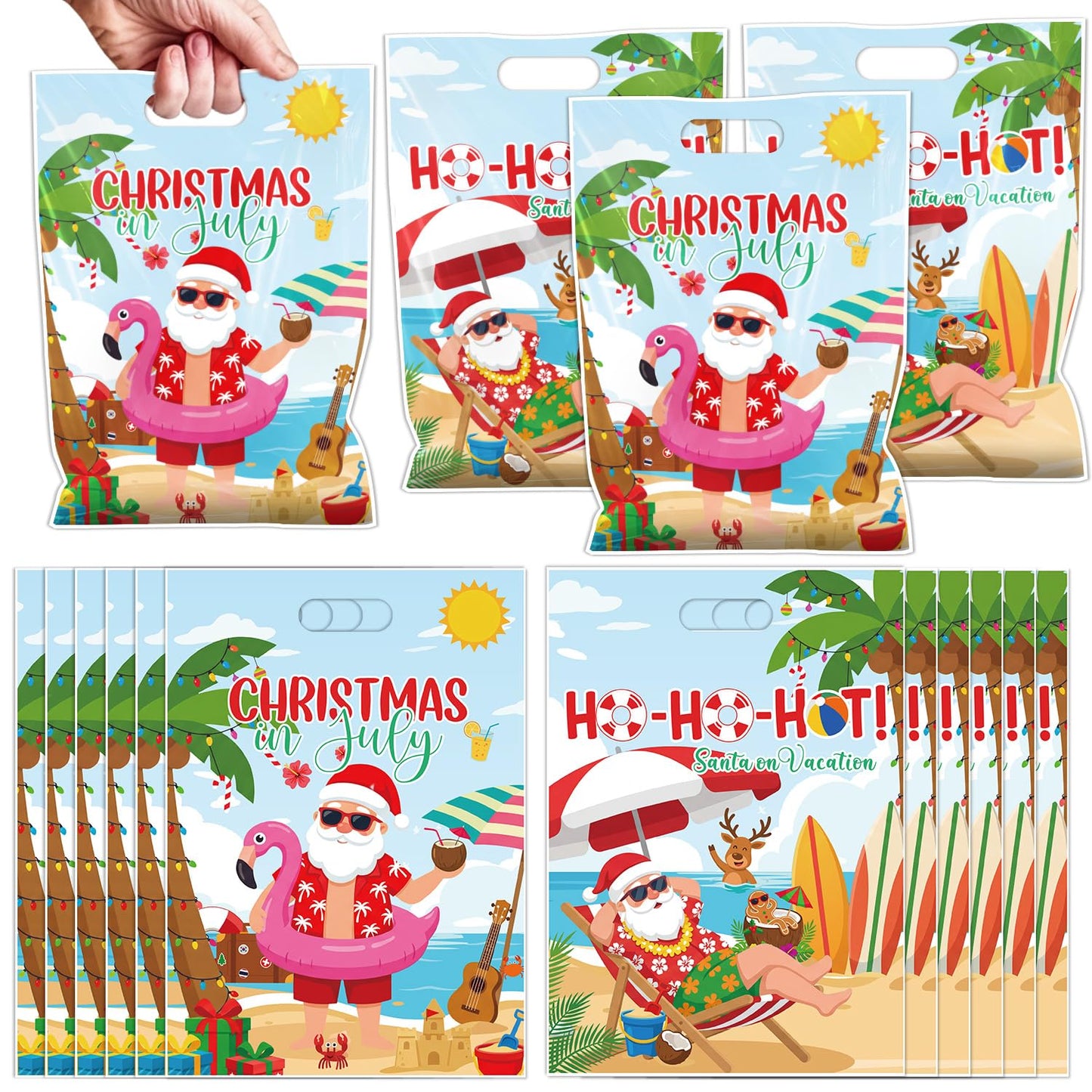 Falueqg Hibachi Party Decorations - 50 Pcs Hibachi Japanese Goodie Candy Gift Bags Fans Cherry Blossom Patterns Party Favors for Chinese Japanese Birthday Baby Shower Decor BST326H