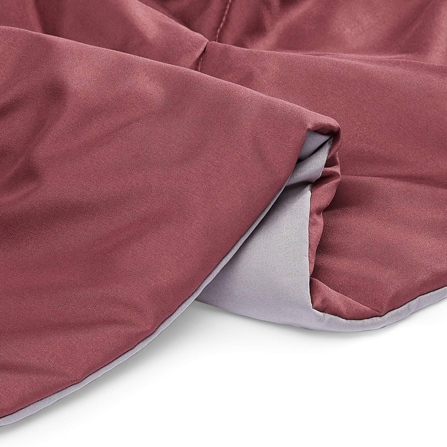 Amazon Basics Comforter Blanket, Reversible, Lightweight Microfiber, Machine Washable, All Season, Full/Queen, Black/Grey