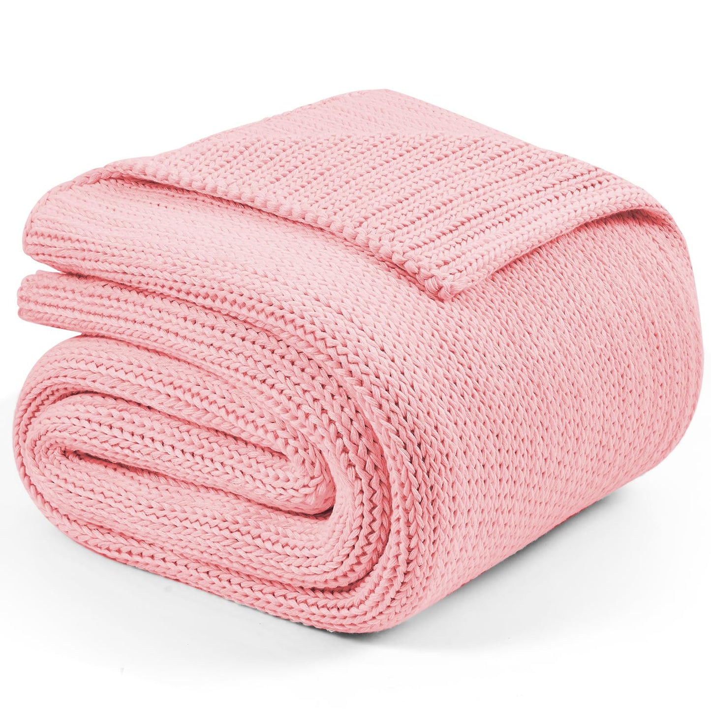 L'AGRATY Knitted Weighted Blanket - 48"x72" 12lbs Cooling Chunky Knit Heavy Blanket for Adults Braided Crochet Throw Thick Cable Yarn Knit Decorative No Beads Evenly Weighted Machine Washable | No Beads Evenly Weighted Machine Washable Chunky Braided Croc