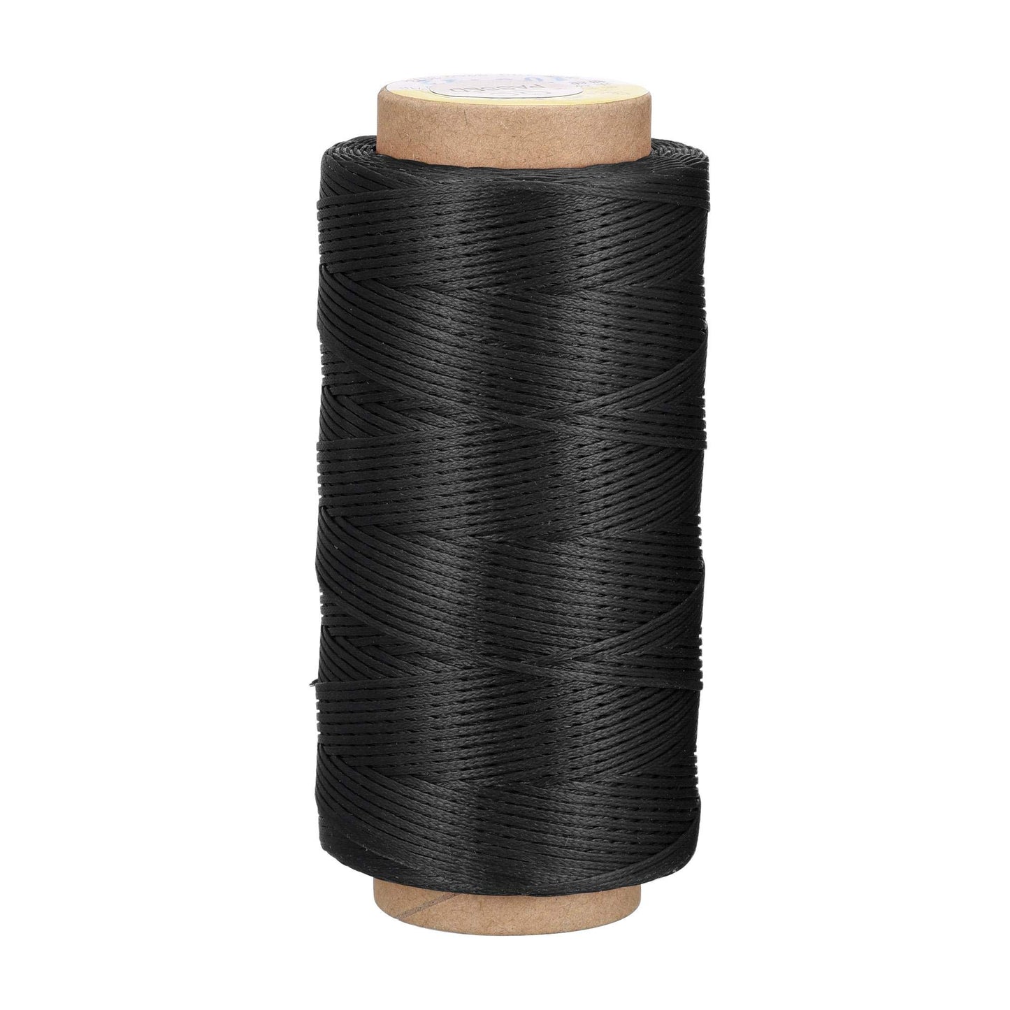 uxcell Leather Sewing Thread 186 Yards 210D/1mm Polyester Waxed Cord for Manual Sewing, Wheat BST326H