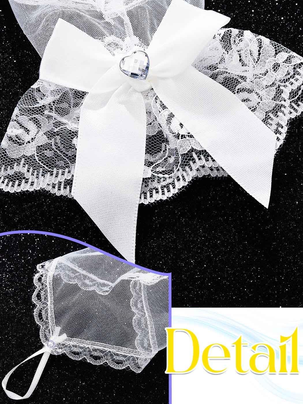 White Sheer Gloves Wedding Tea Party Gloves Fingerless Short Bridal Glove for Women WN420