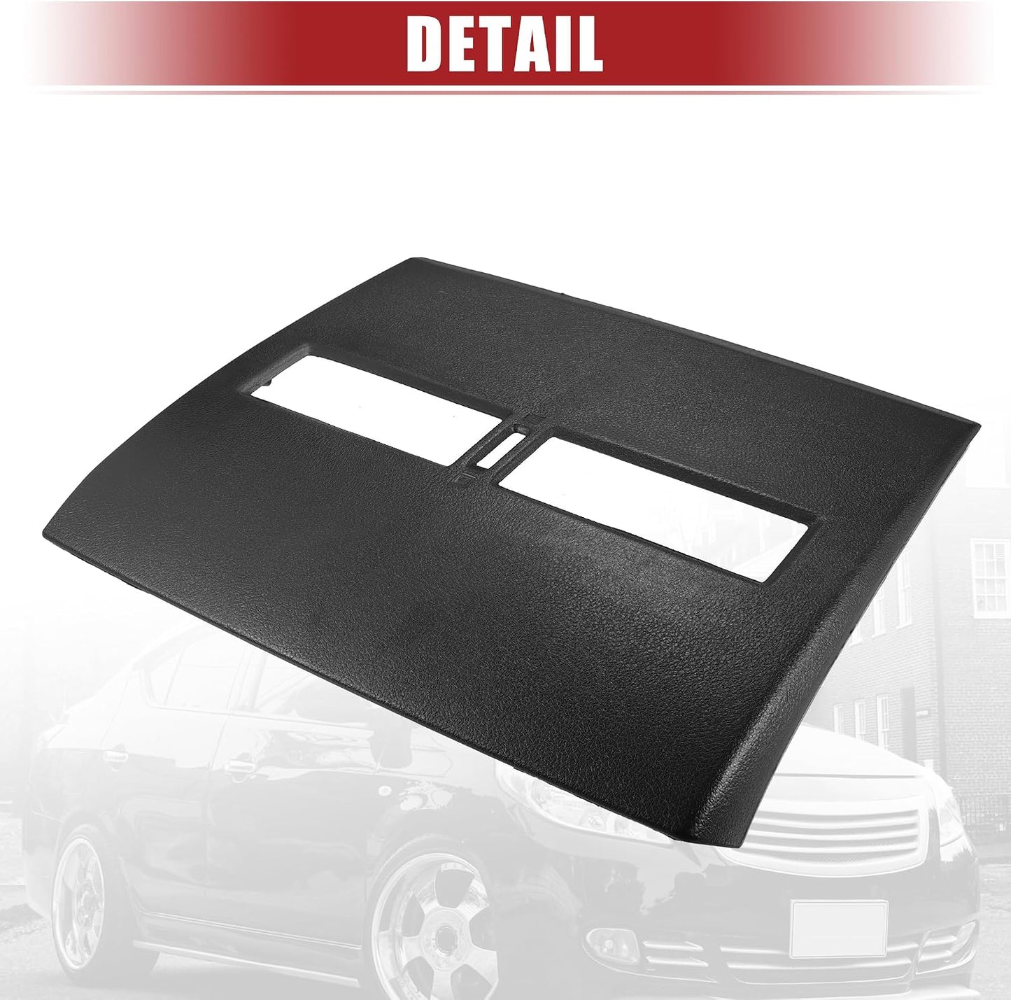 ACROPIX Front Upper Center Dash Air Vent Trim Bezel Panel Fit for Nissan Versa 2007 2008 2009 2010 2011 2012 No.68414-ED50C - Pack of 1 WN420