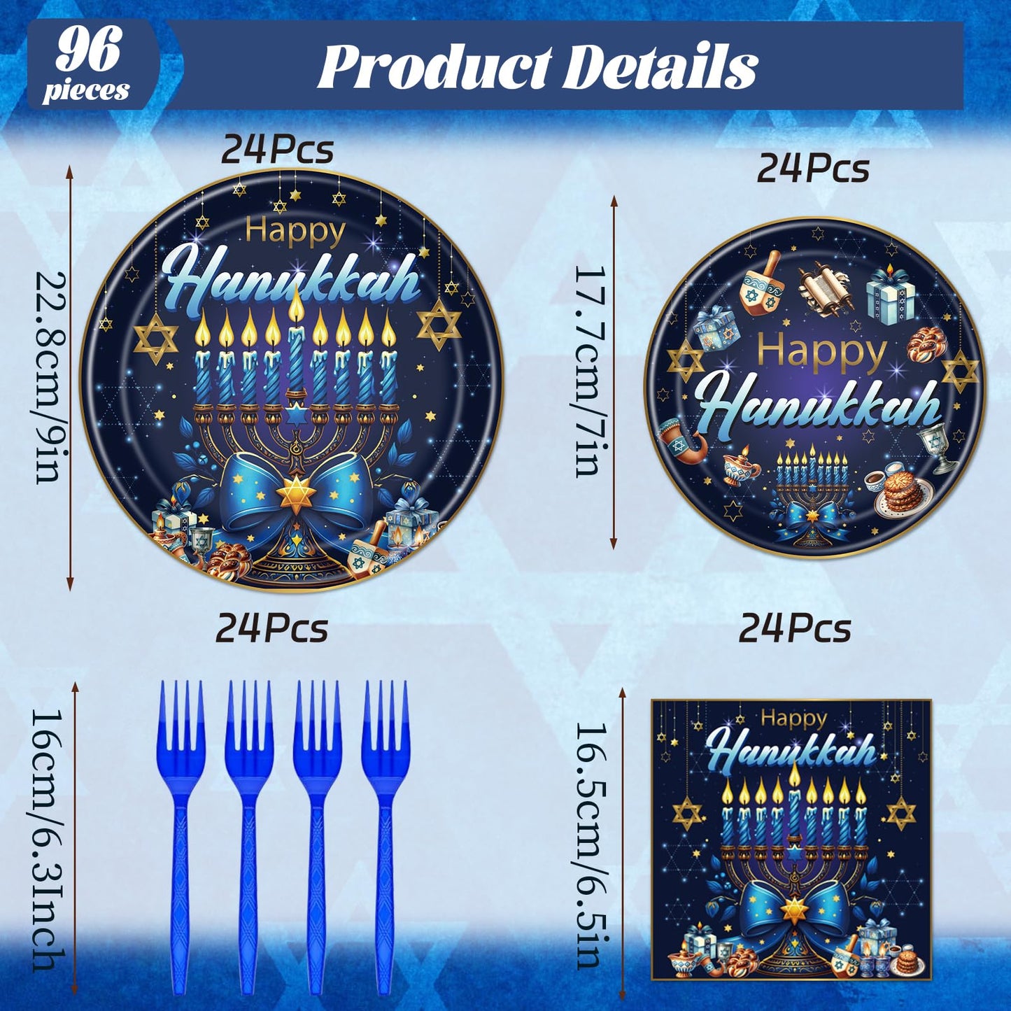 Gameza July Christmas Party Decorations Tableware, 96PCS There's Some Hohoho's in July Disposable Paper Plates and Napkins Decoration, Summer Xmas Beach Forks Decor Supplies Serves 24 BST220