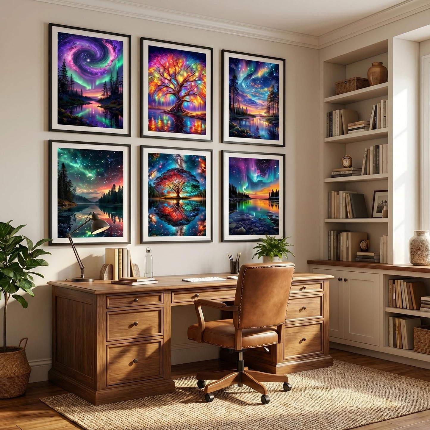 Mosaflare White Tigers Diamond Painting Kits for Adults 12x16 Inch | 5D Diamond Art for Beginners, DIY Full Round Drill Paint by Diamonds Dot Gem Art for Adult, Home Wall Decor BST326L