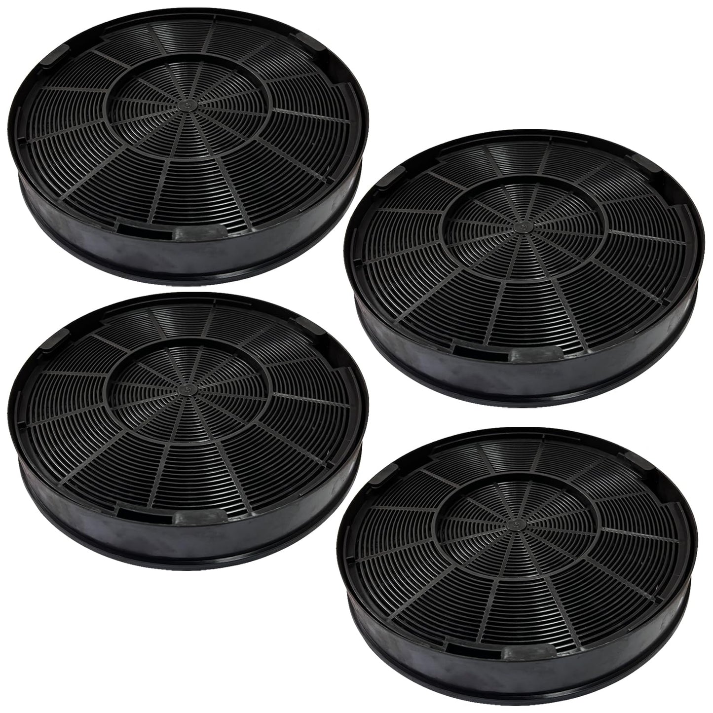 2 Pack WB02X24872 Range Vent Hood Grease Filter & 2 Pack JXCF72 WB02X24842 Charcoal Filter Compatible with GE Range Hoods JVW5301EJ1ES, JVW5301SJ1SS, JVW5301BJ1TS, JVW5301FJ1DS, JVW5301EJ2ES BST220